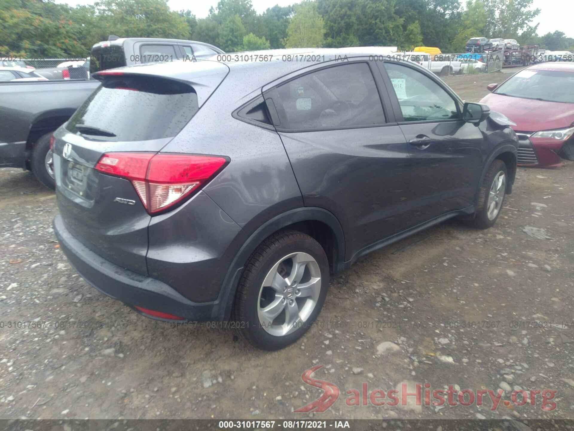 3CZRU6H52GM744604 2016 HONDA HR-V