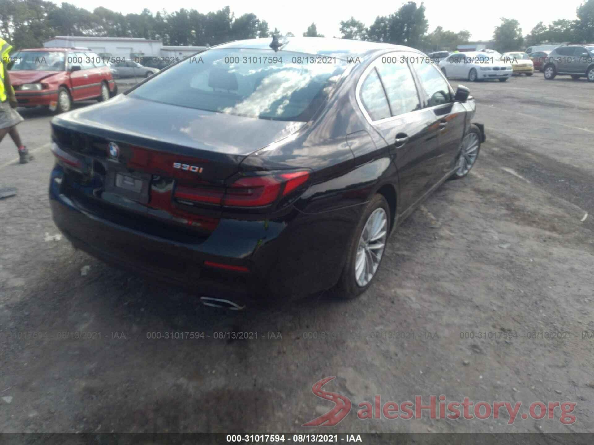 WBA53BH06MWX02000 2021 BMW 5 SERIES