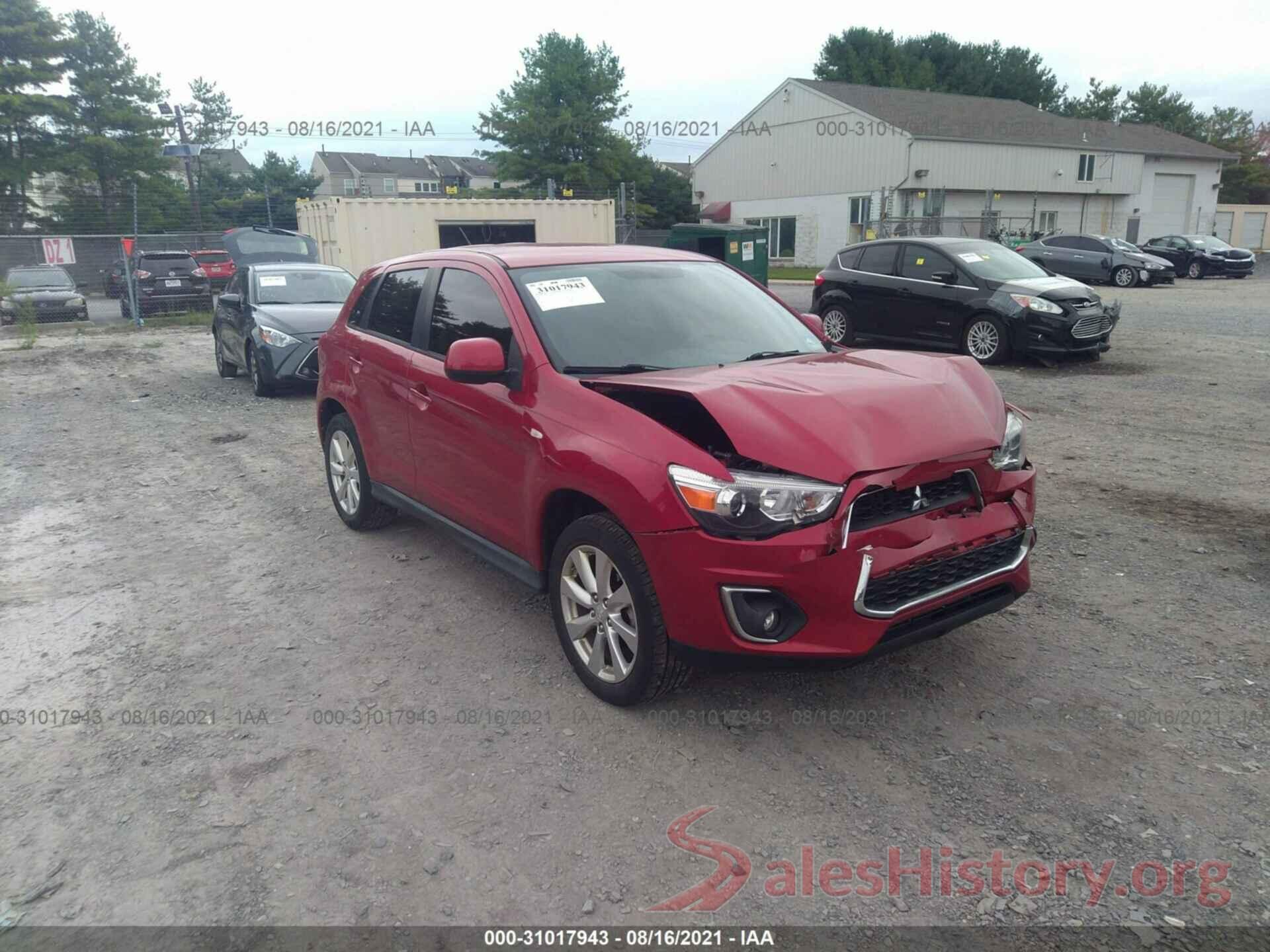 4A4AP3AU1FE037498 2015 MITSUBISHI OUTLANDER SPORT