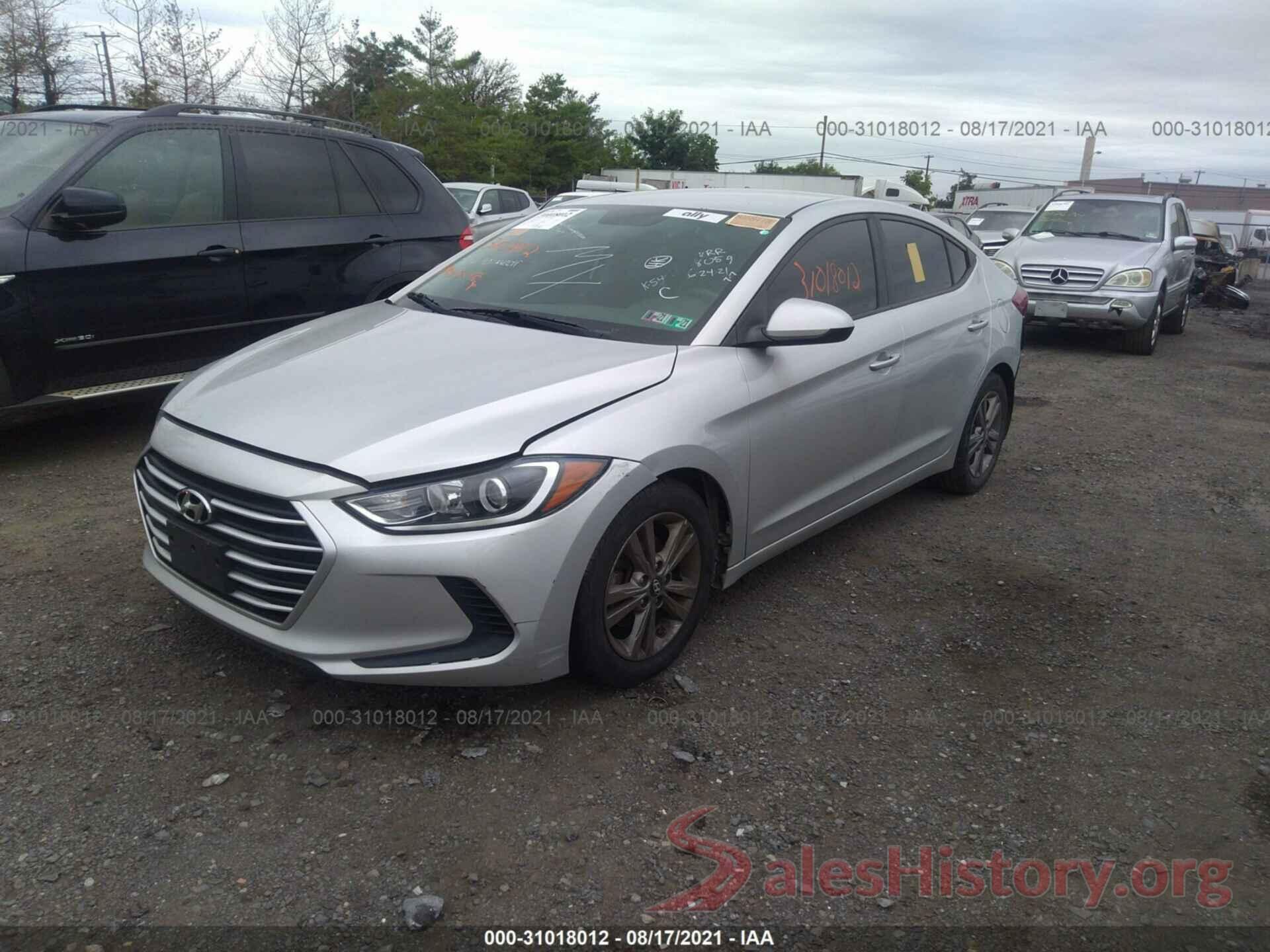 5NPD84LF7HH118059 2017 HYUNDAI ELANTRA