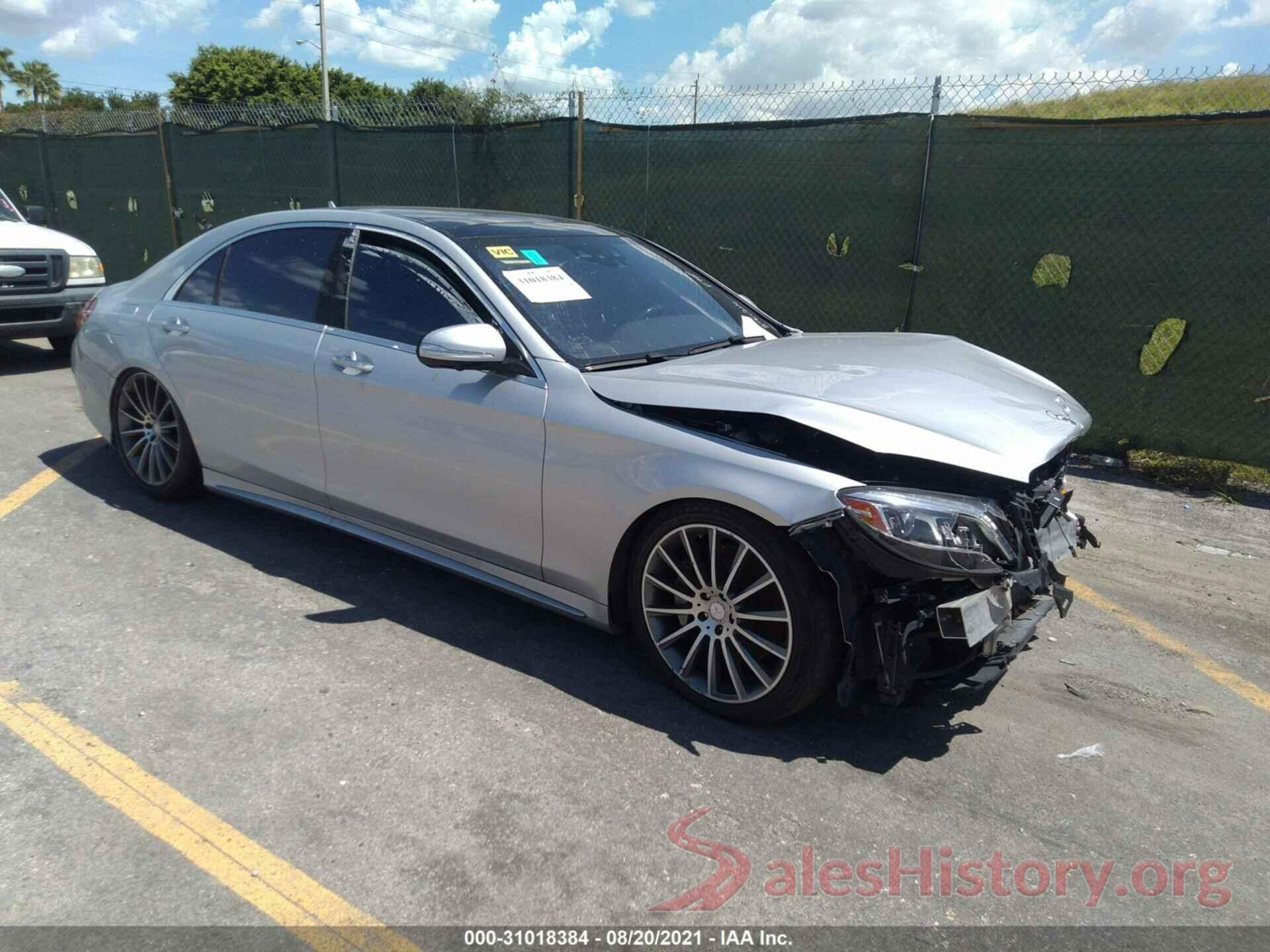 WDDUG8FB5HA296214 2017 MERCEDES-BENZ S-CLASS