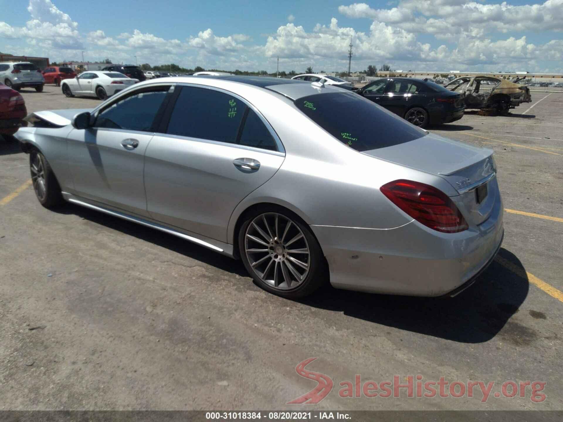 WDDUG8FB5HA296214 2017 MERCEDES-BENZ S-CLASS