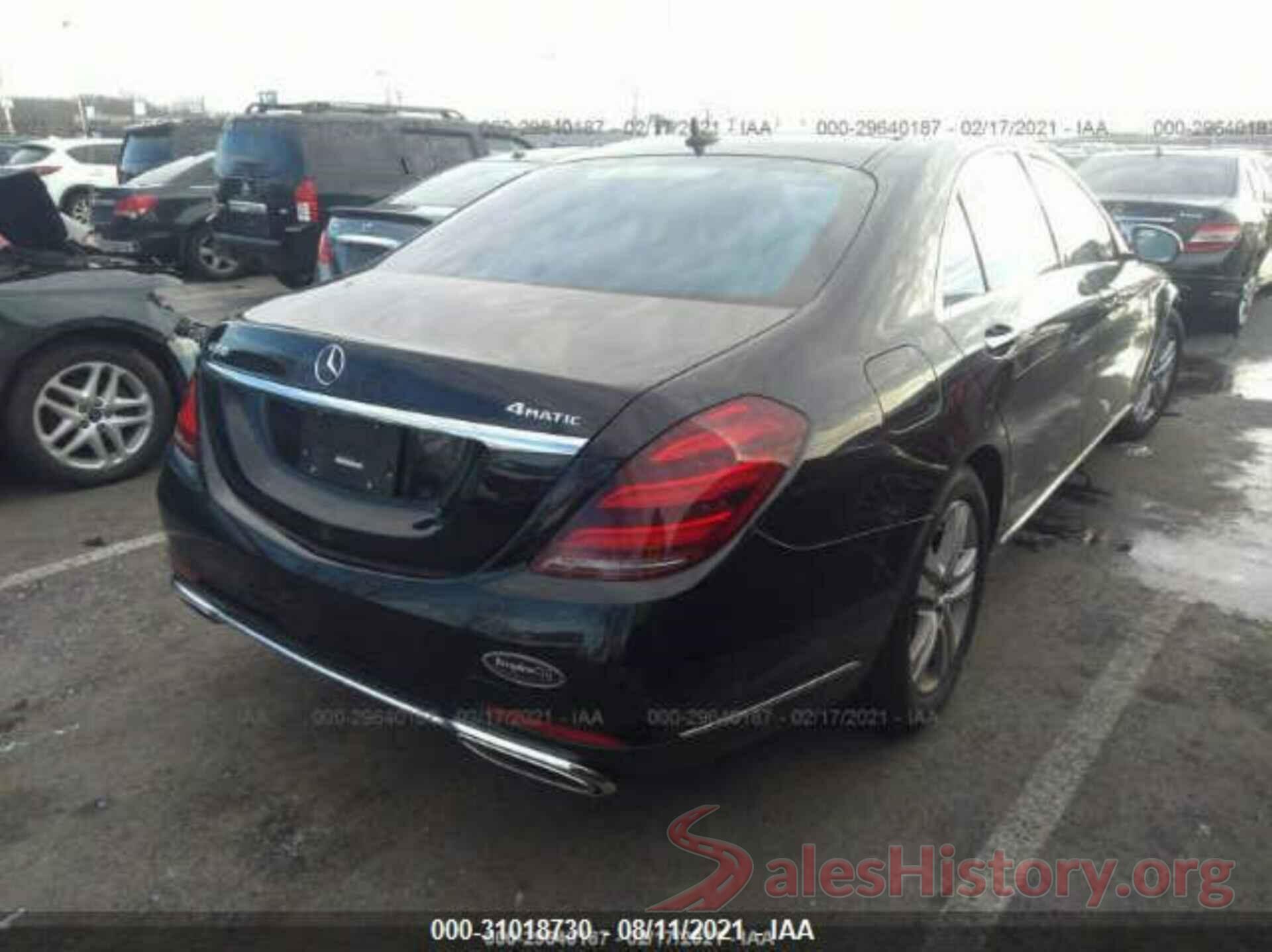 WDDUG6EB1KA478408 2019 MERCEDES-BENZ S-CLASS