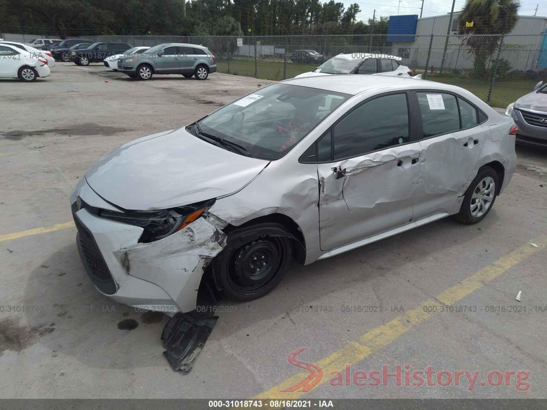 5YFEPMAE9MP218954 2021 TOYOTA COROLLA