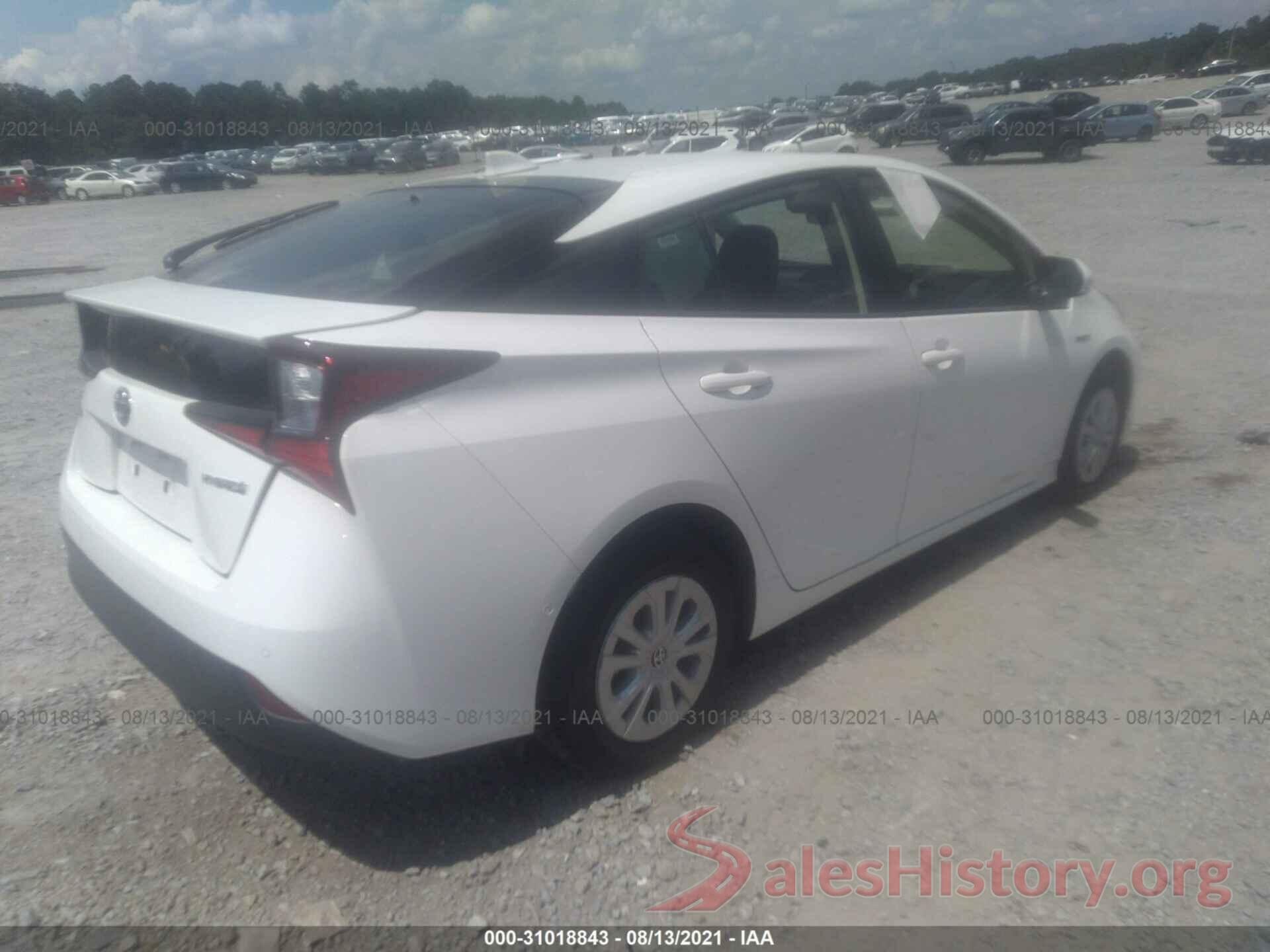 JTDKAMFU7M3141286 2021 TOYOTA PRIUS