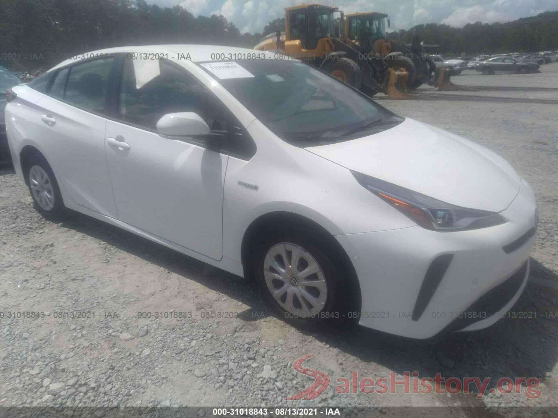 JTDKAMFU7M3141286 2021 TOYOTA PRIUS