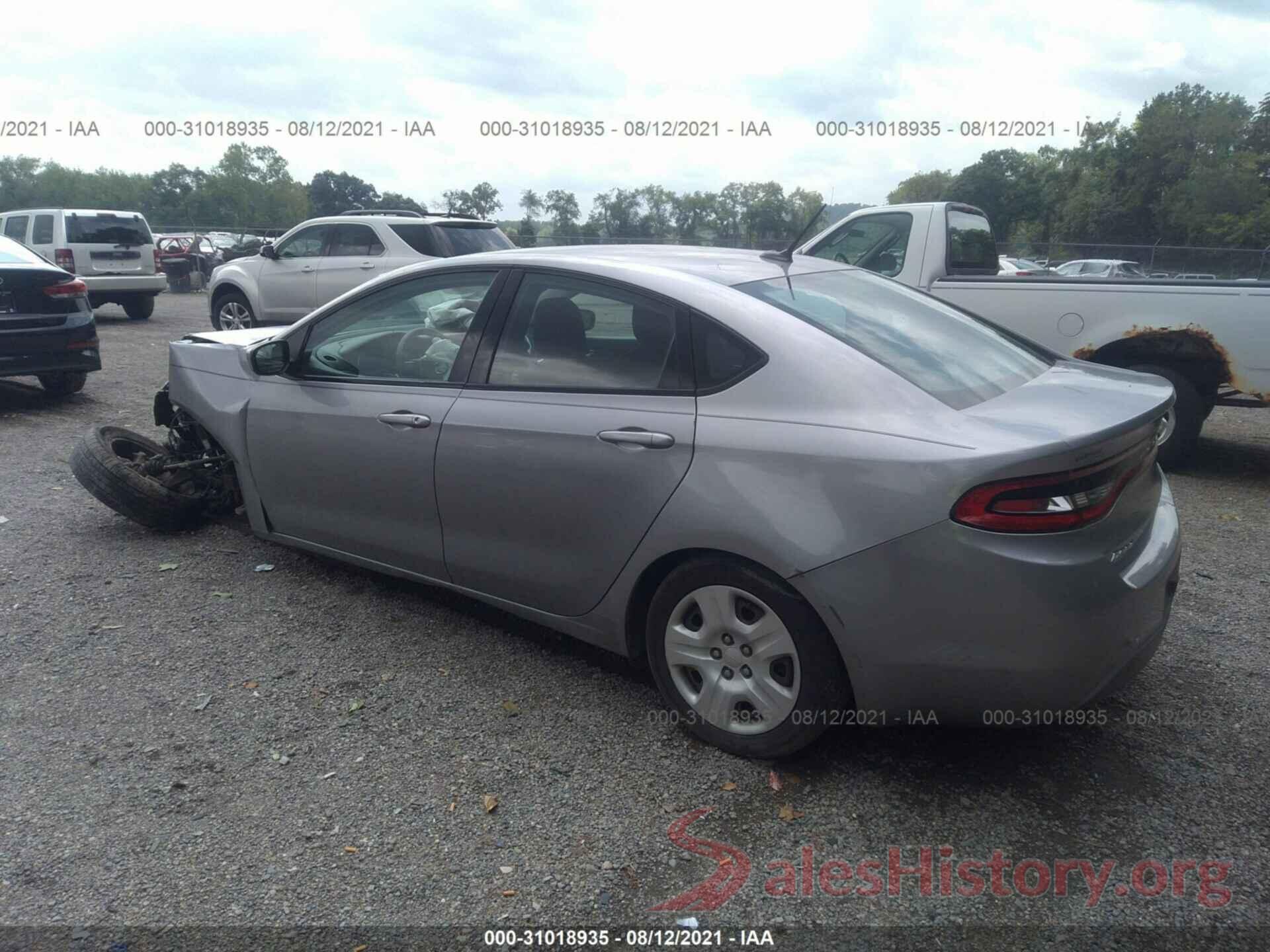 1C3CDFAA1GD592320 2016 DODGE DART