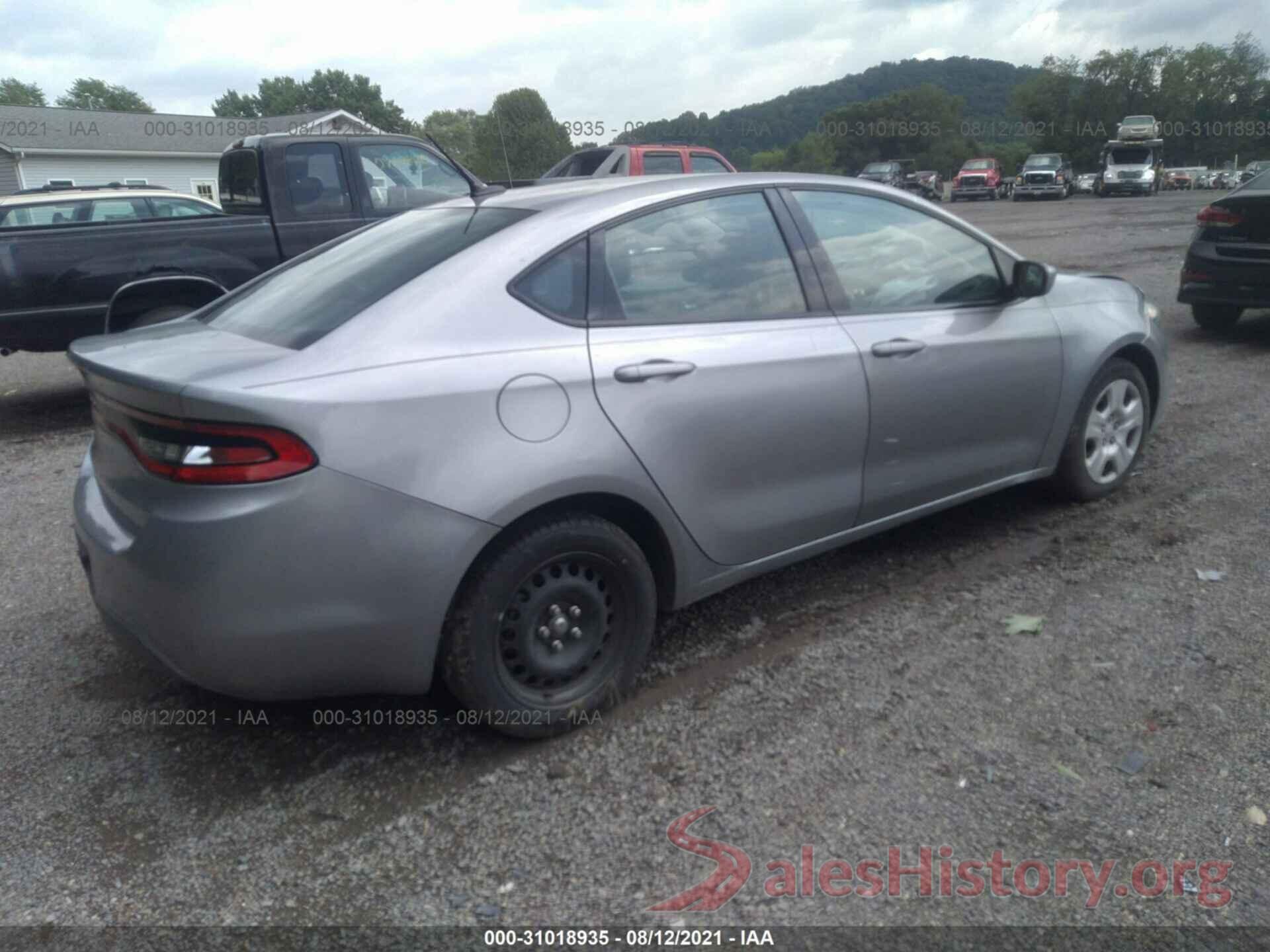 1C3CDFAA1GD592320 2016 DODGE DART