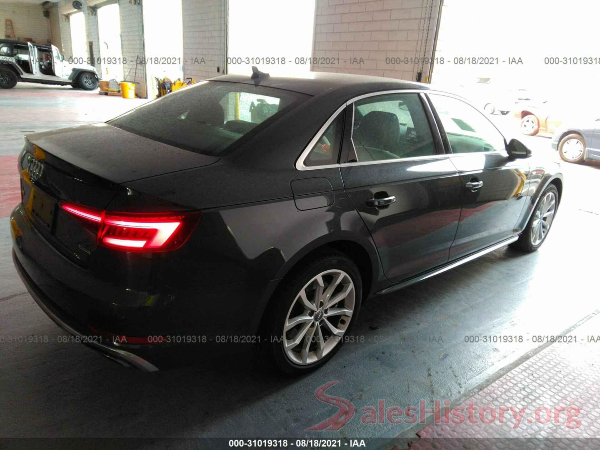 WAUENAF46KN013586 2019 AUDI A4