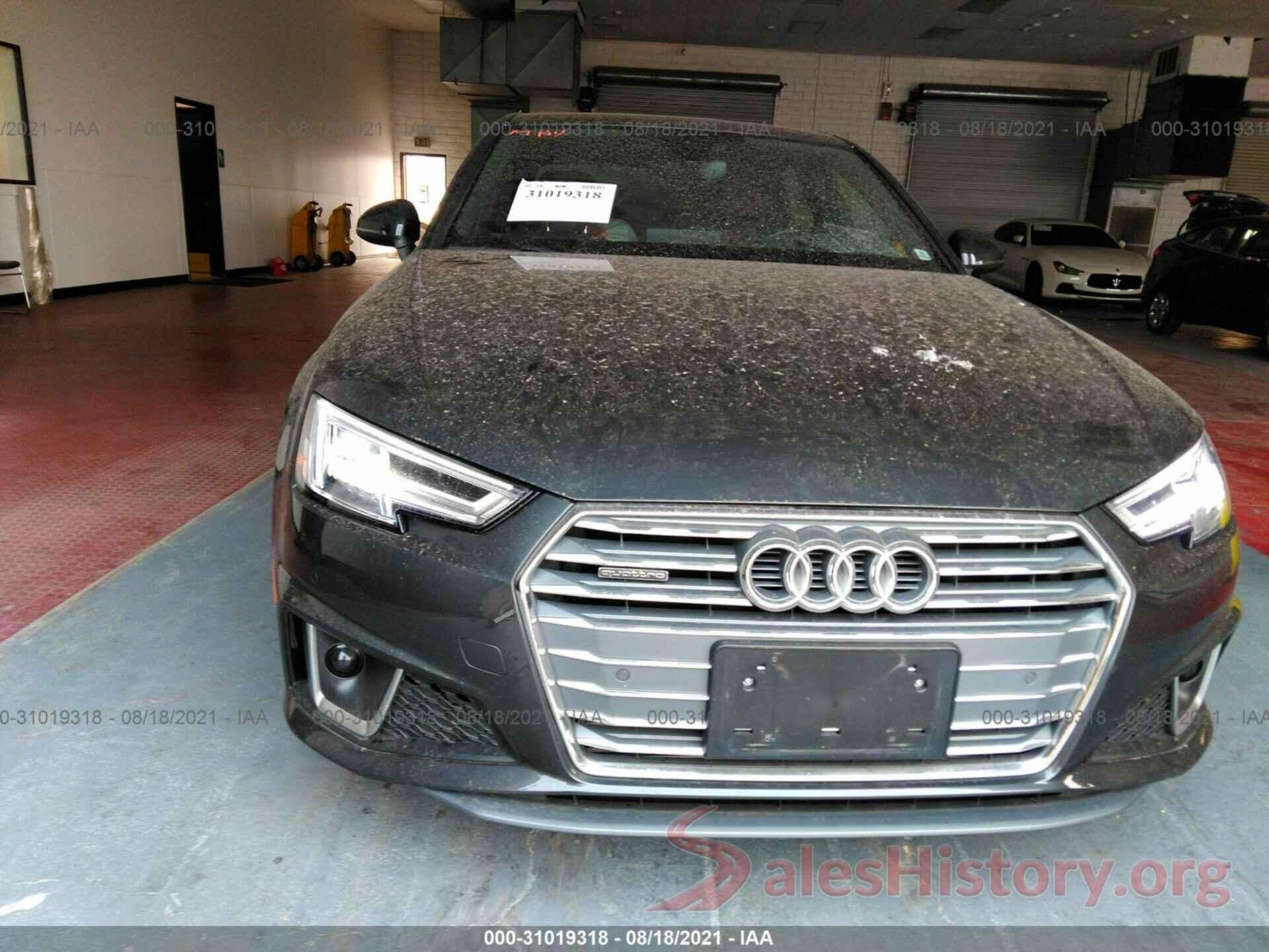 WAUENAF46KN013586 2019 AUDI A4