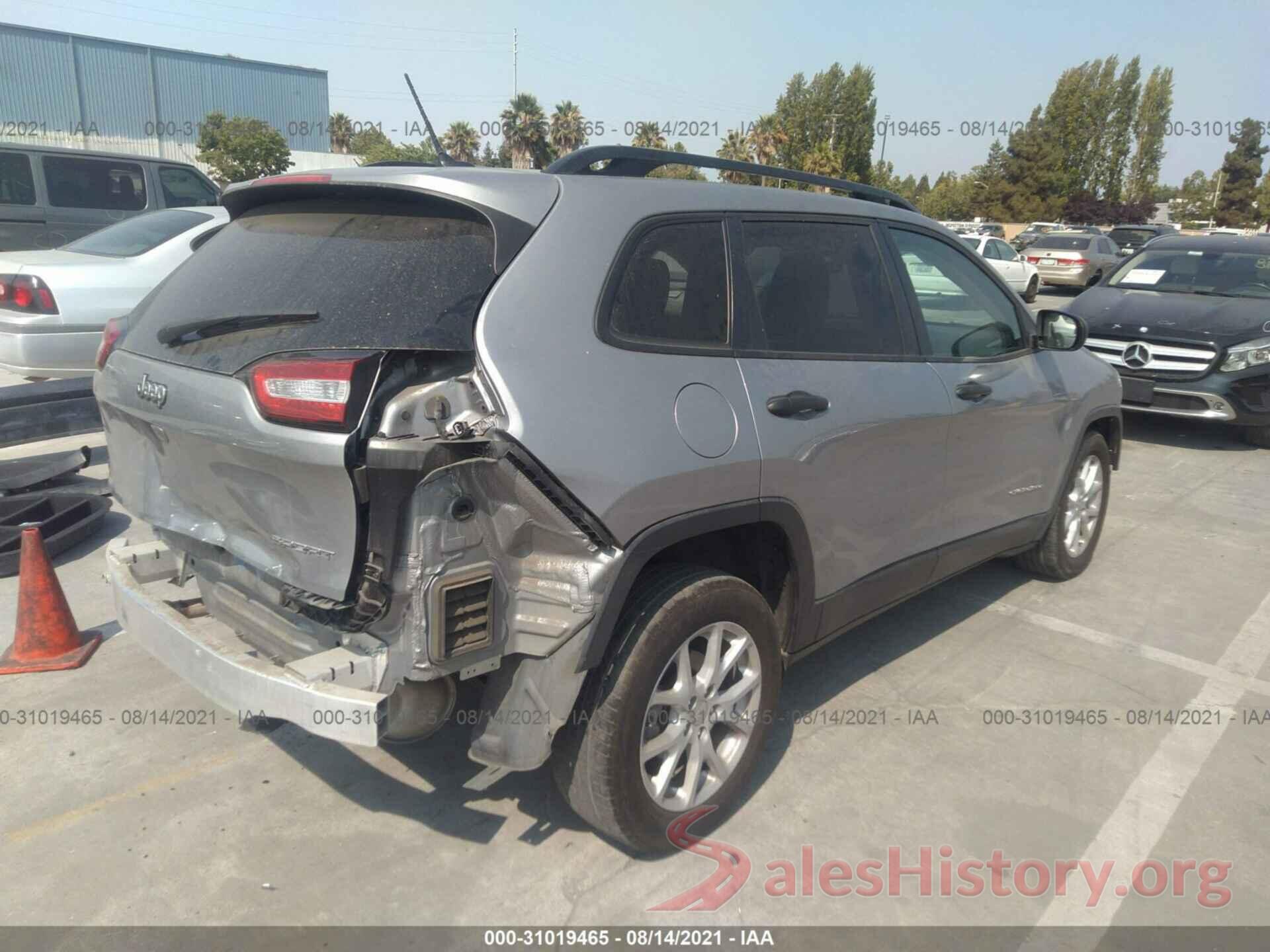 1C4PJLAB6HW593143 2017 JEEP CHEROKEE