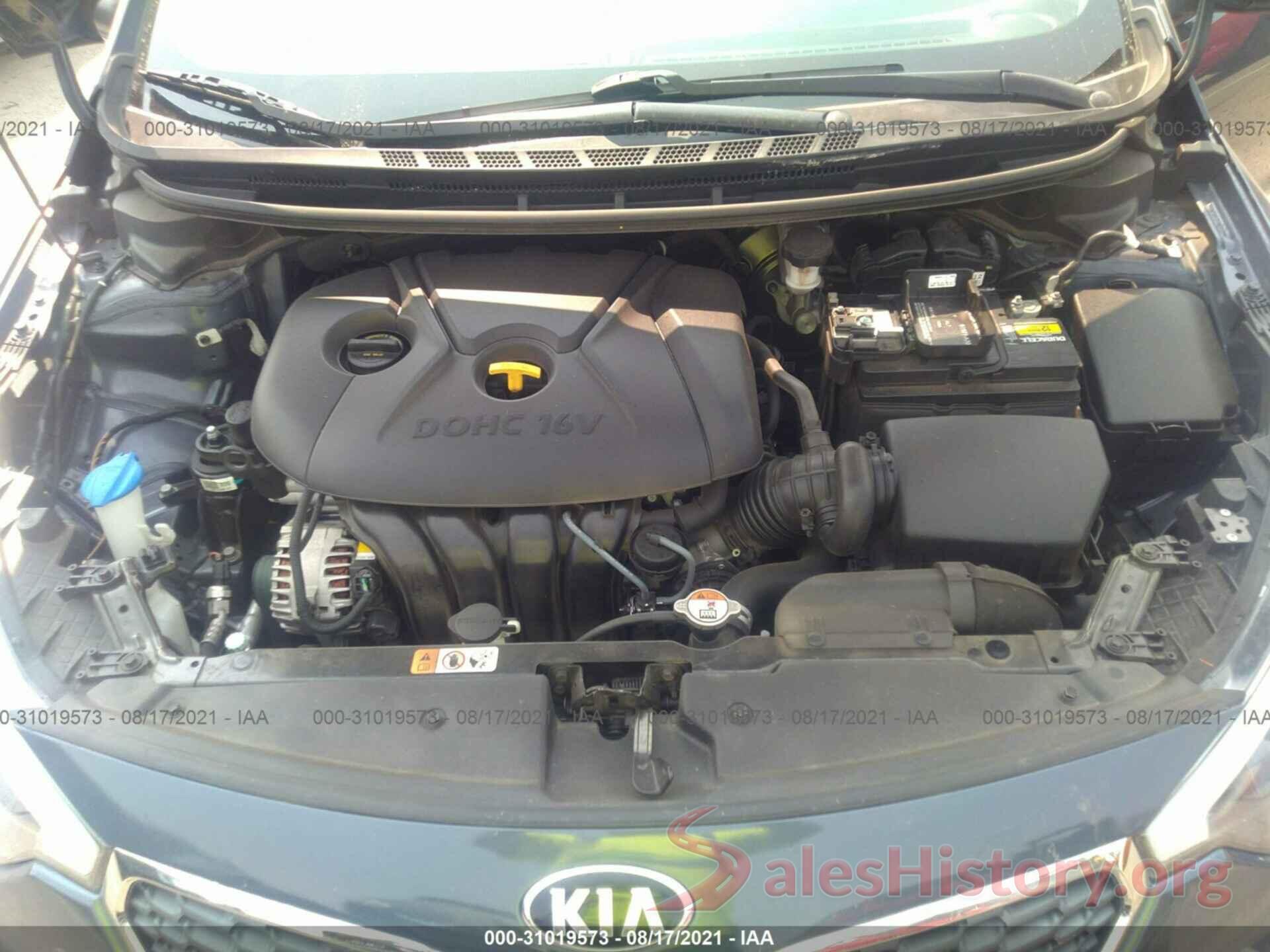 KNAFK4A64G5481007 2016 KIA FORTE