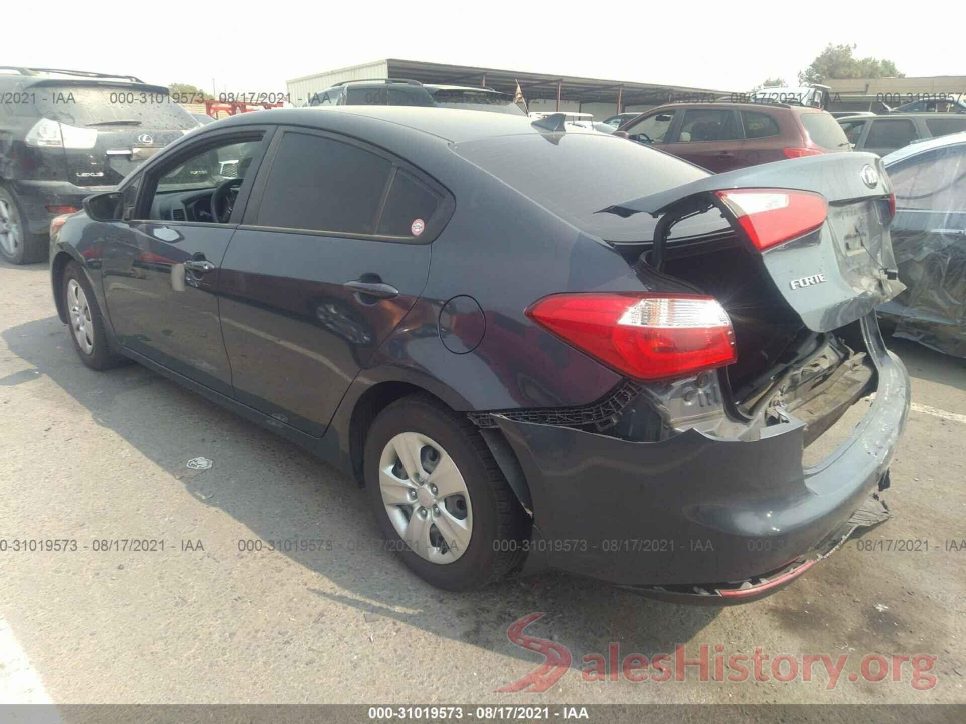 KNAFK4A64G5481007 2016 KIA FORTE