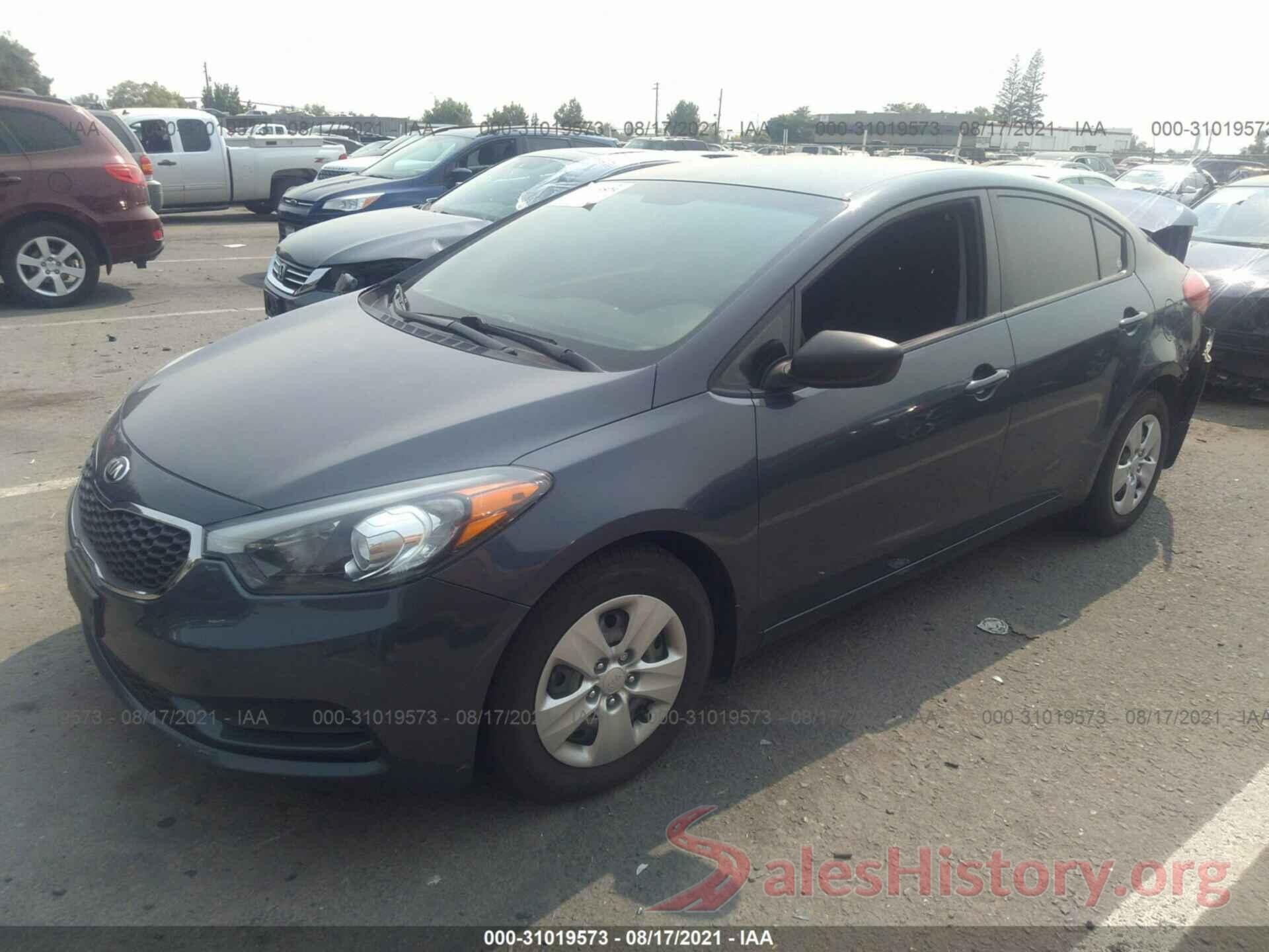 KNAFK4A64G5481007 2016 KIA FORTE