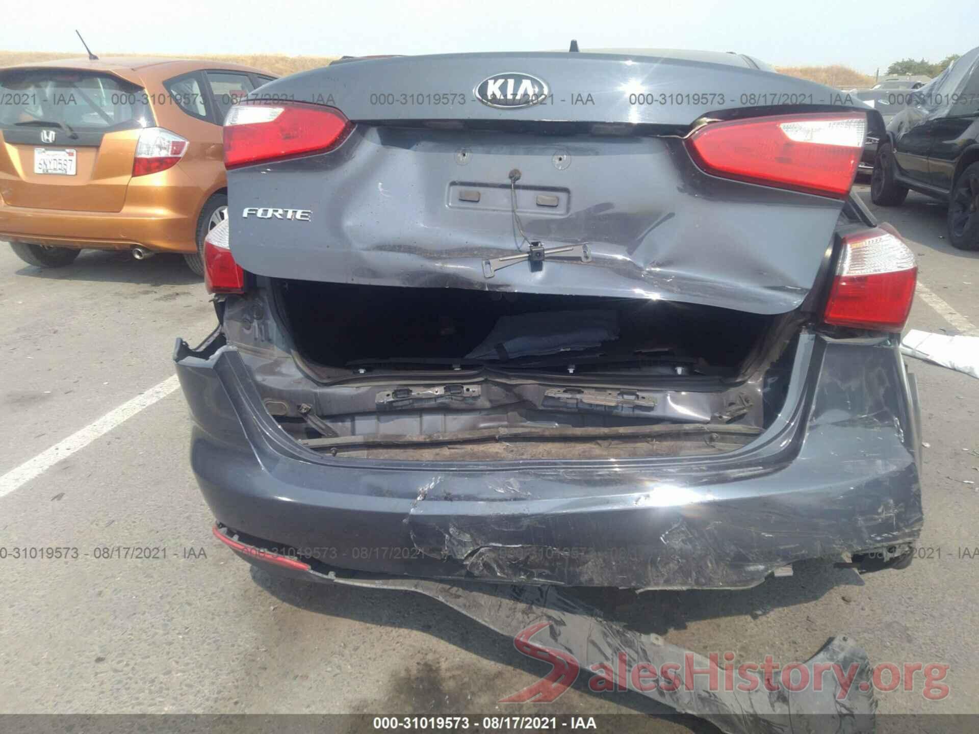 KNAFK4A64G5481007 2016 KIA FORTE