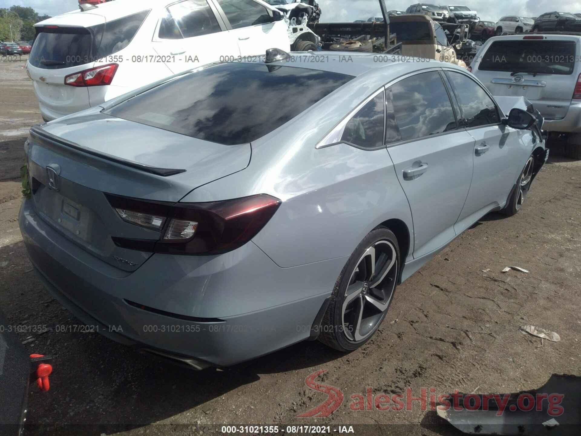 1HGCV1F37MA068772 2021 HONDA ACCORD SEDAN