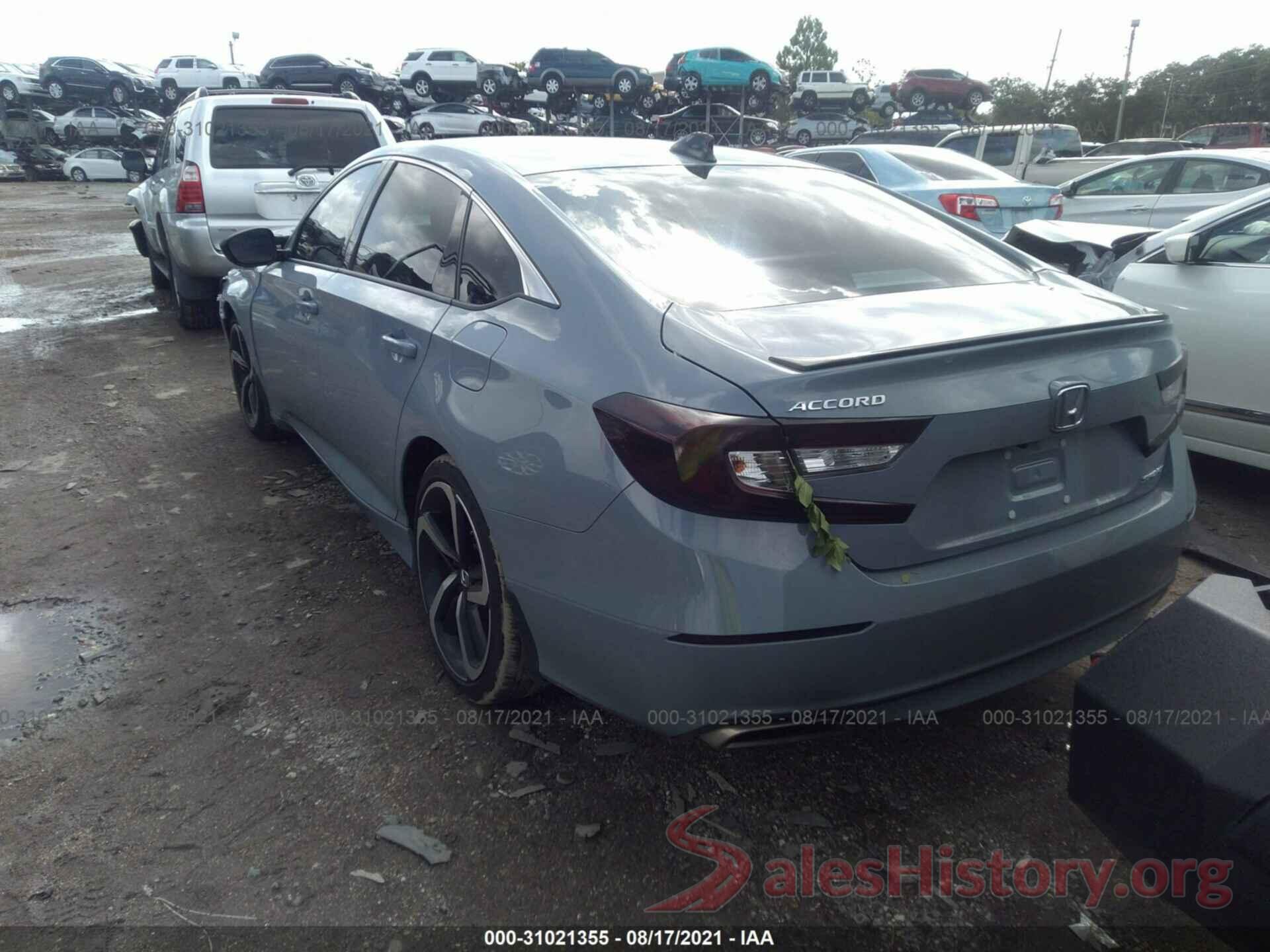 1HGCV1F37MA068772 2021 HONDA ACCORD SEDAN