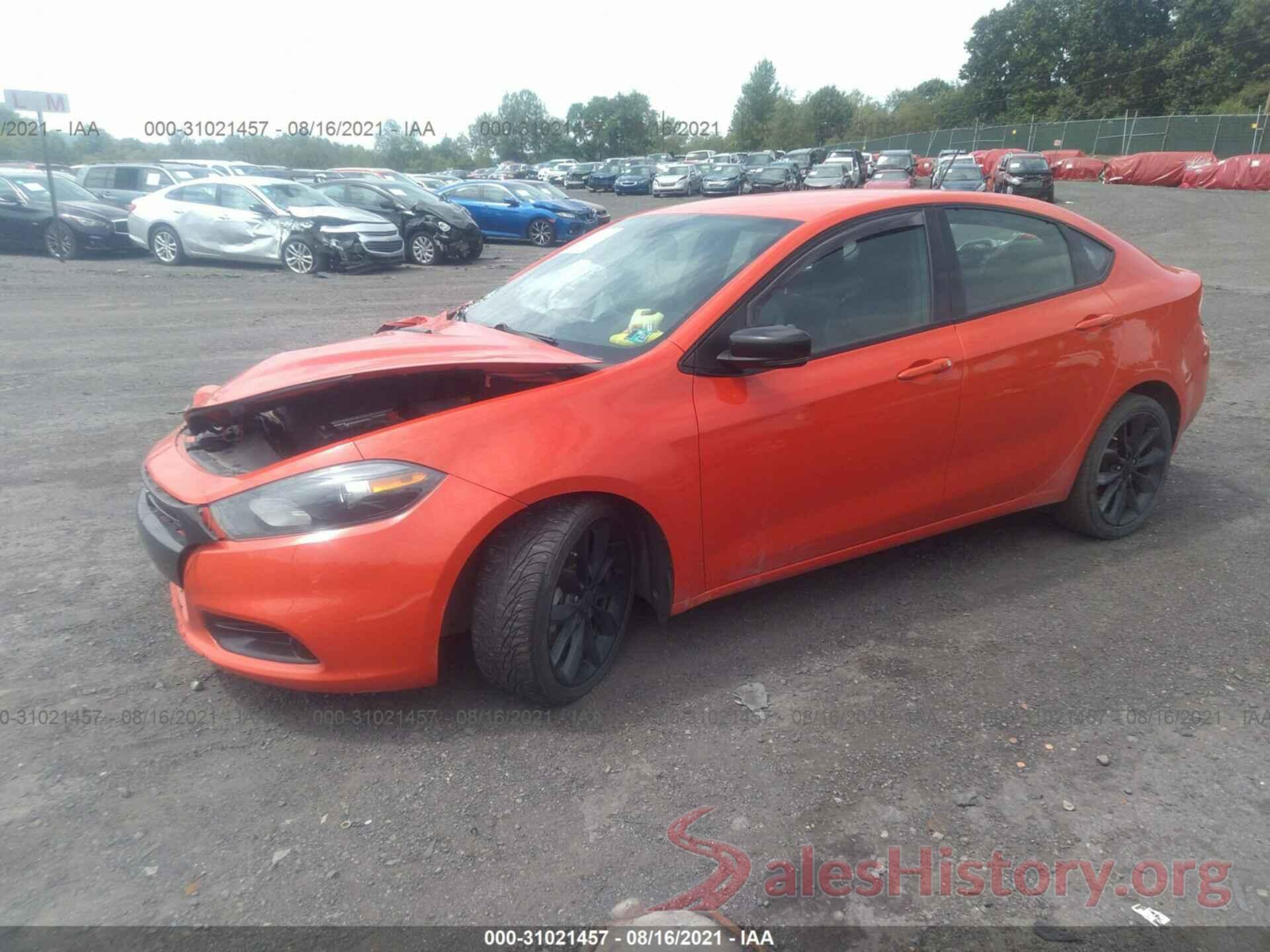 1C3CDFGBXGD803417 2016 DODGE DART