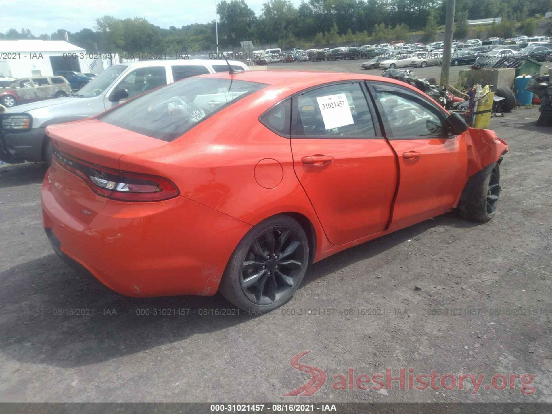 1C3CDFGBXGD803417 2016 DODGE DART