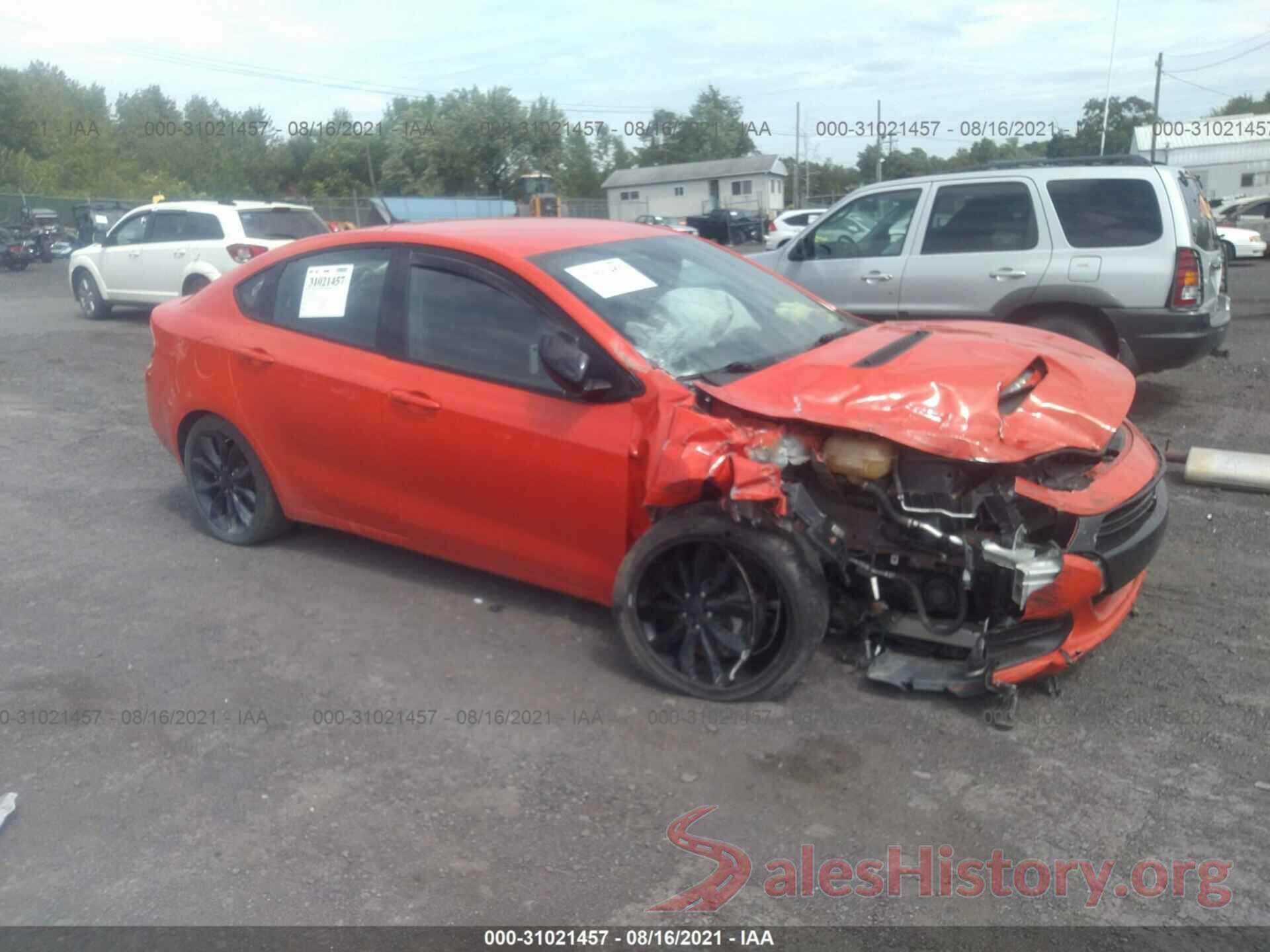 1C3CDFGBXGD803417 2016 DODGE DART