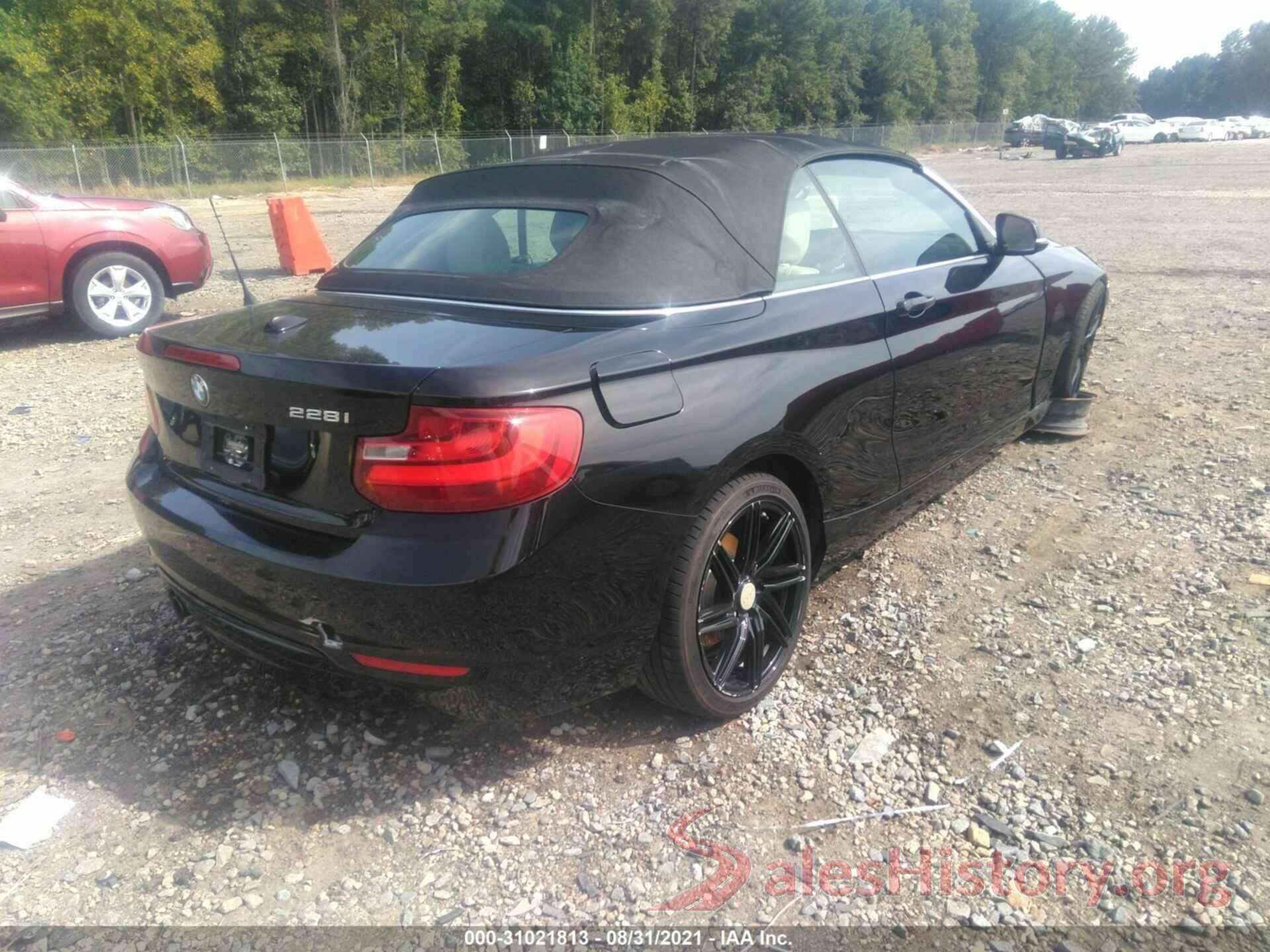 WBA1K9C50GV321671 2016 BMW 2 SERIES