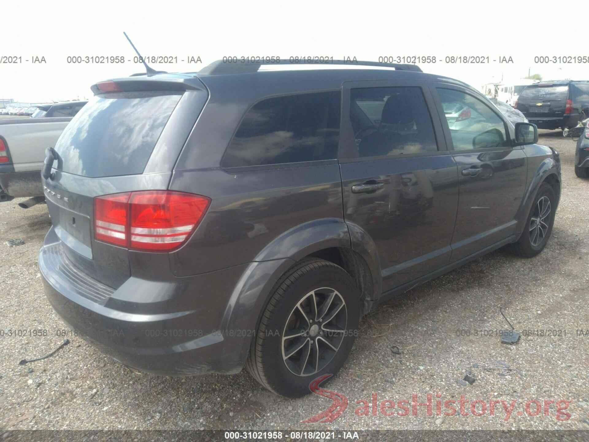 3C4PDCABXHT637898 2017 DODGE JOURNEY