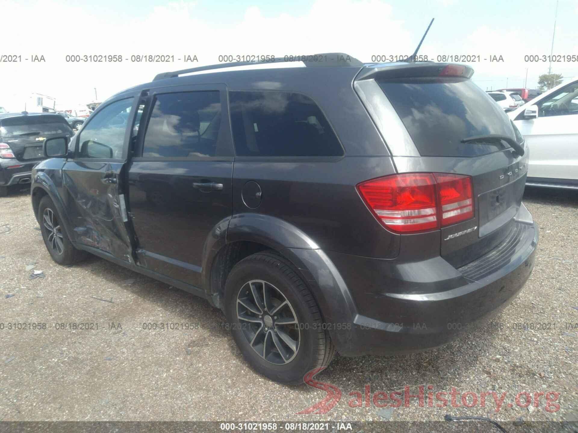 3C4PDCABXHT637898 2017 DODGE JOURNEY