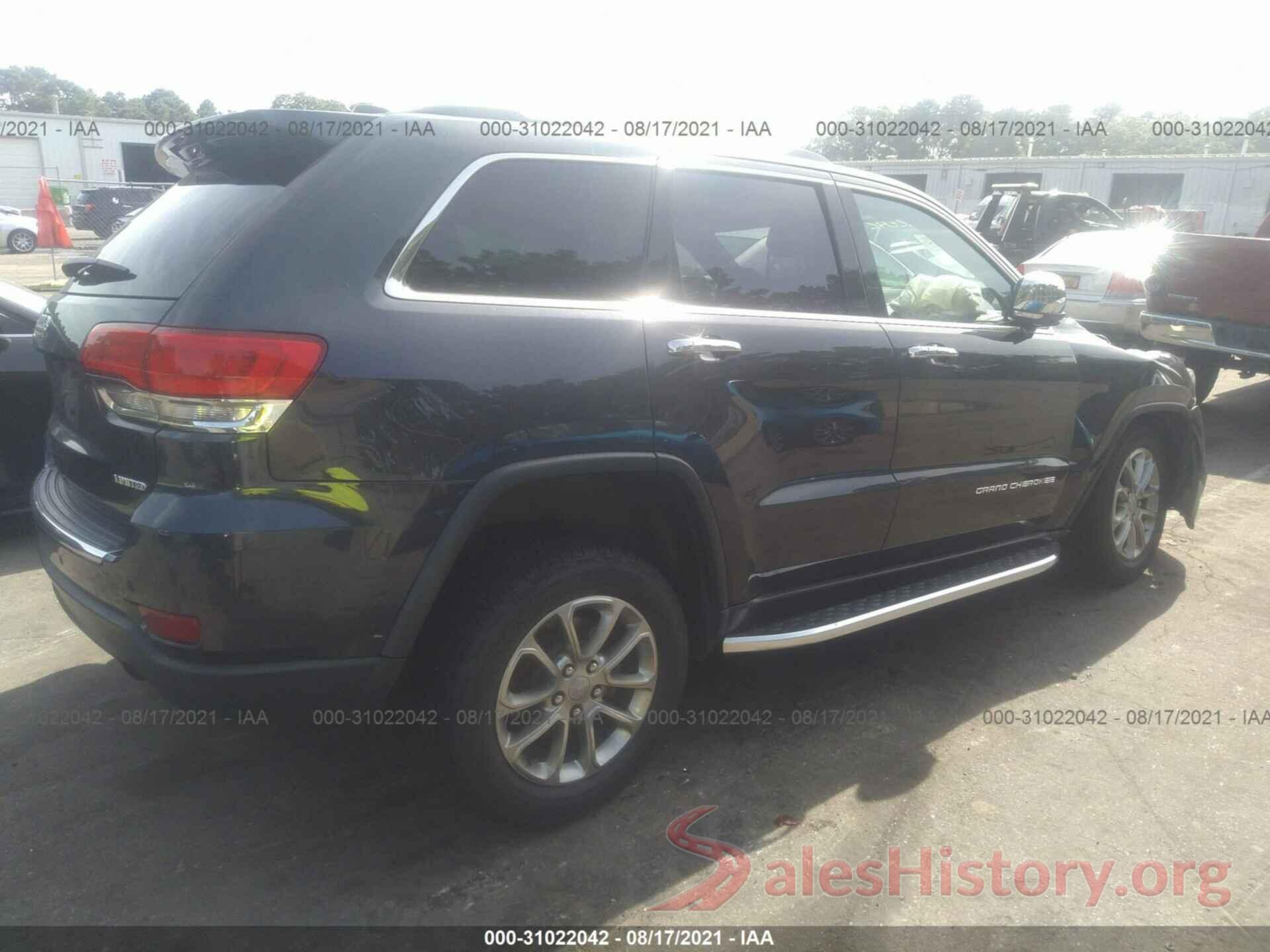 1C4RJFBG8GC327109 2016 JEEP GRAND CHEROKEE