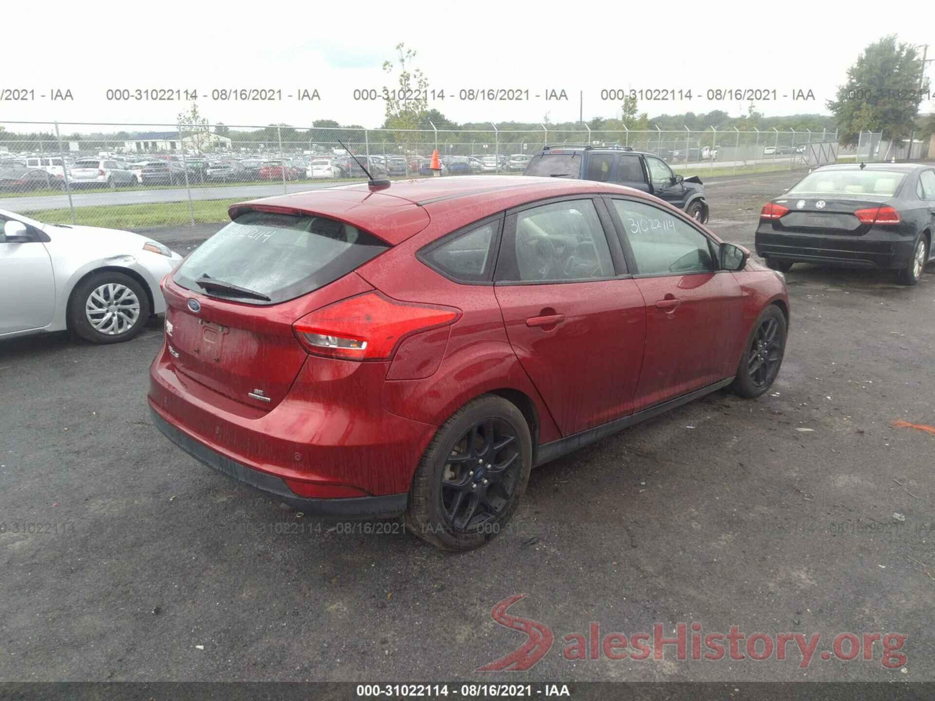 1FADP3K23GL256726 2016 FORD FOCUS