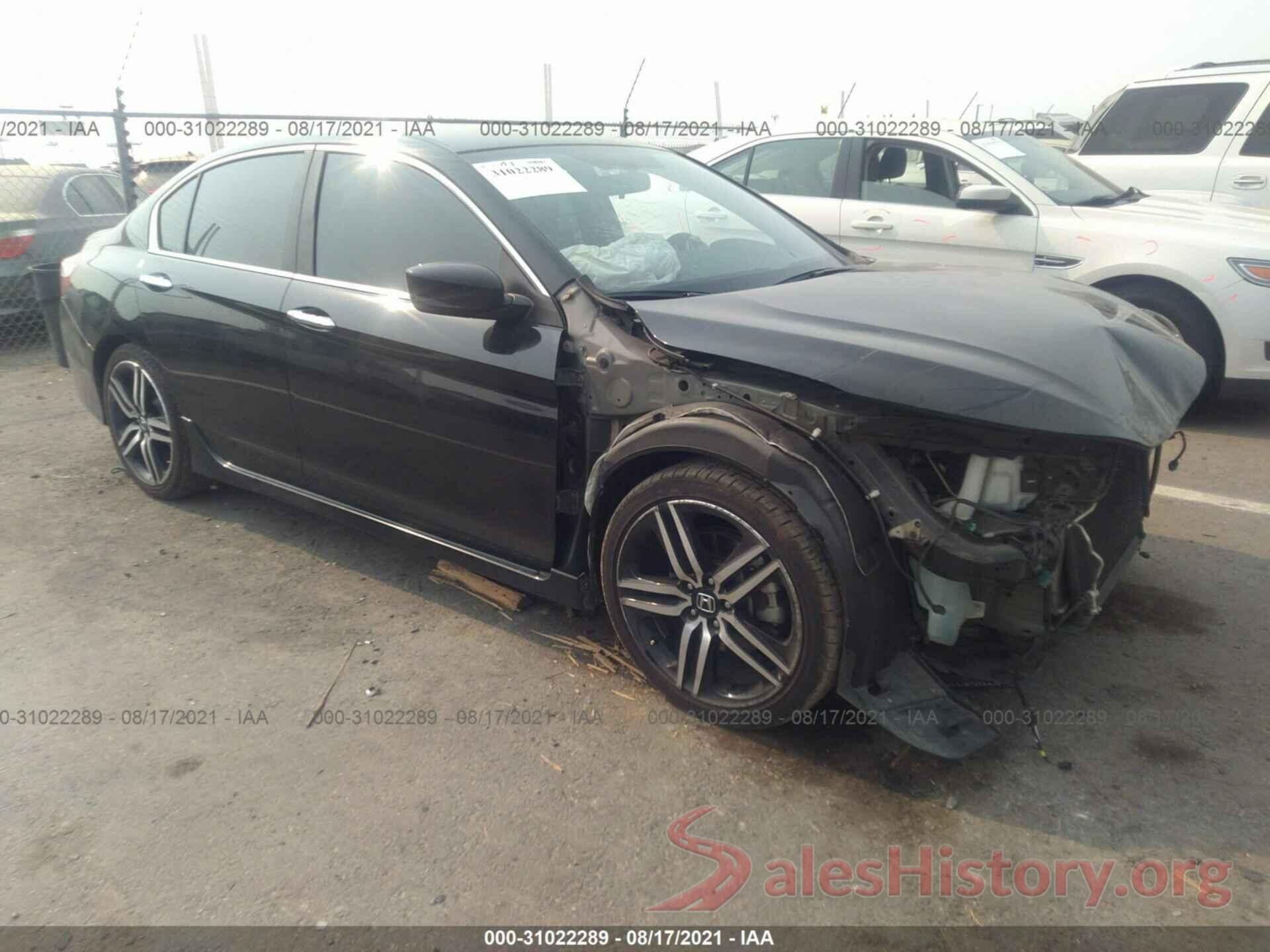 1HGCR2F56GA245506 2016 HONDA ACCORD SEDAN