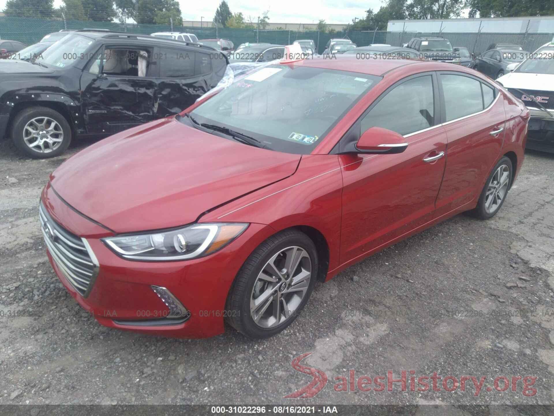 5NPD84LF3HH031226 2017 HYUNDAI ELANTRA