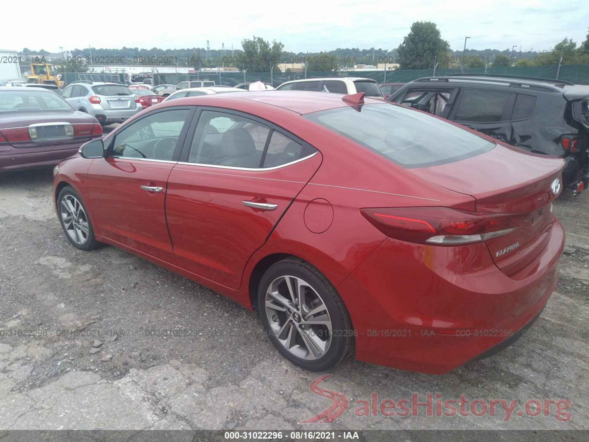 5NPD84LF3HH031226 2017 HYUNDAI ELANTRA