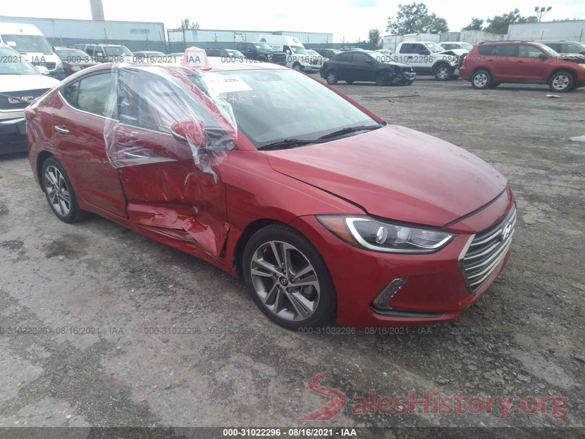 5NPD84LF3HH031226 2017 HYUNDAI ELANTRA