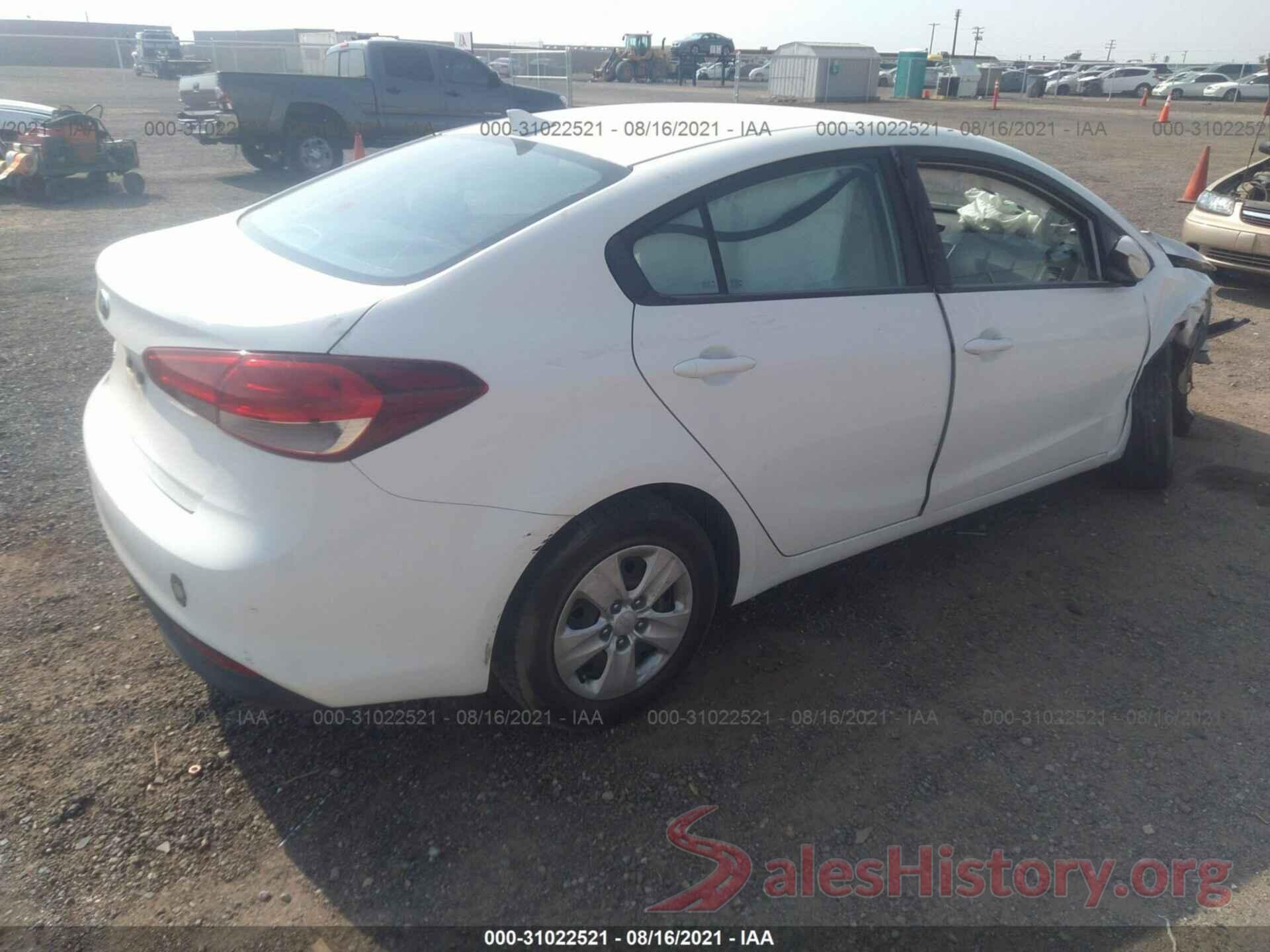 3KPFK4A73HE108851 2017 KIA FORTE