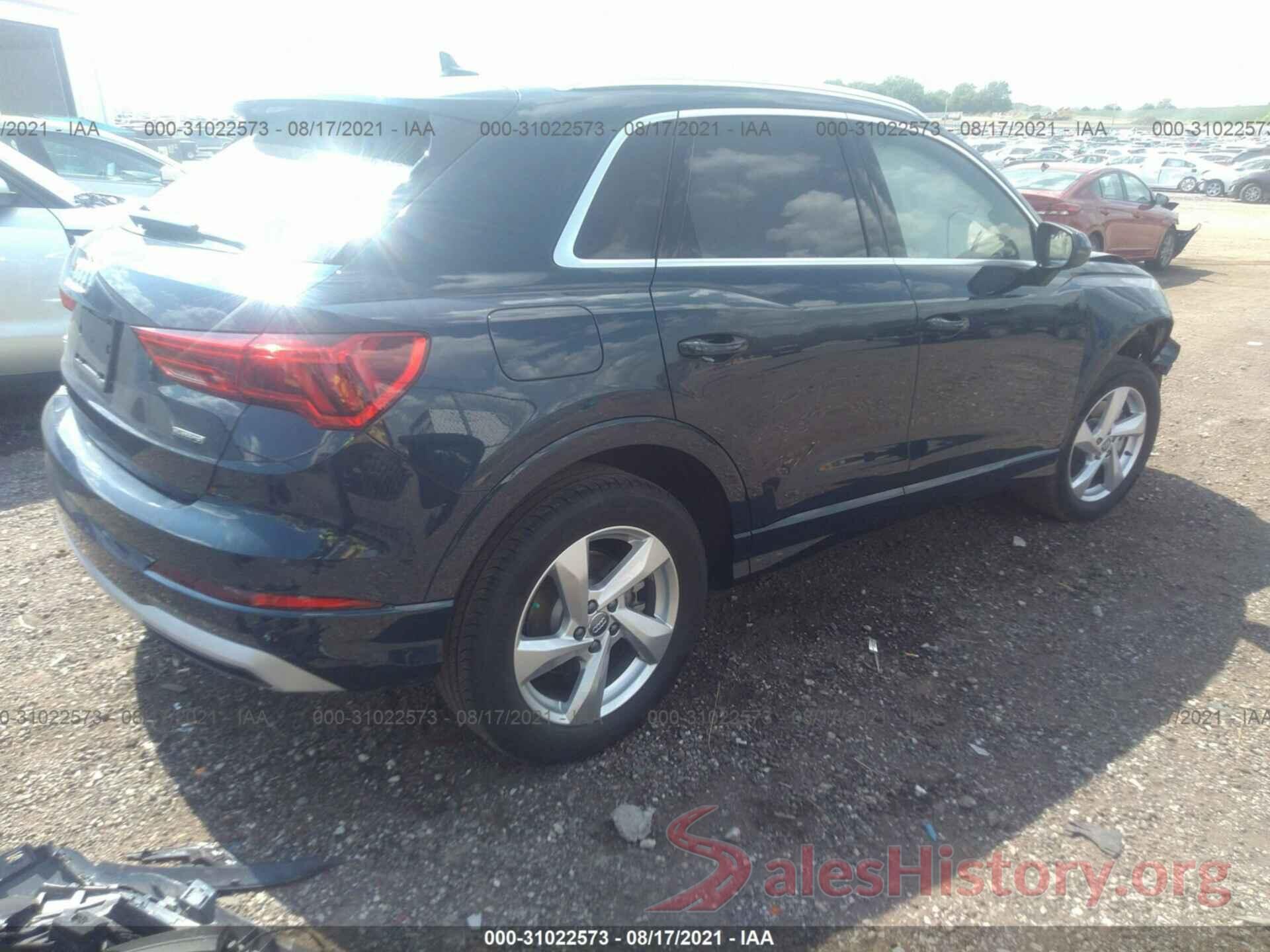 WA1BECF34L1082420 2020 AUDI Q3