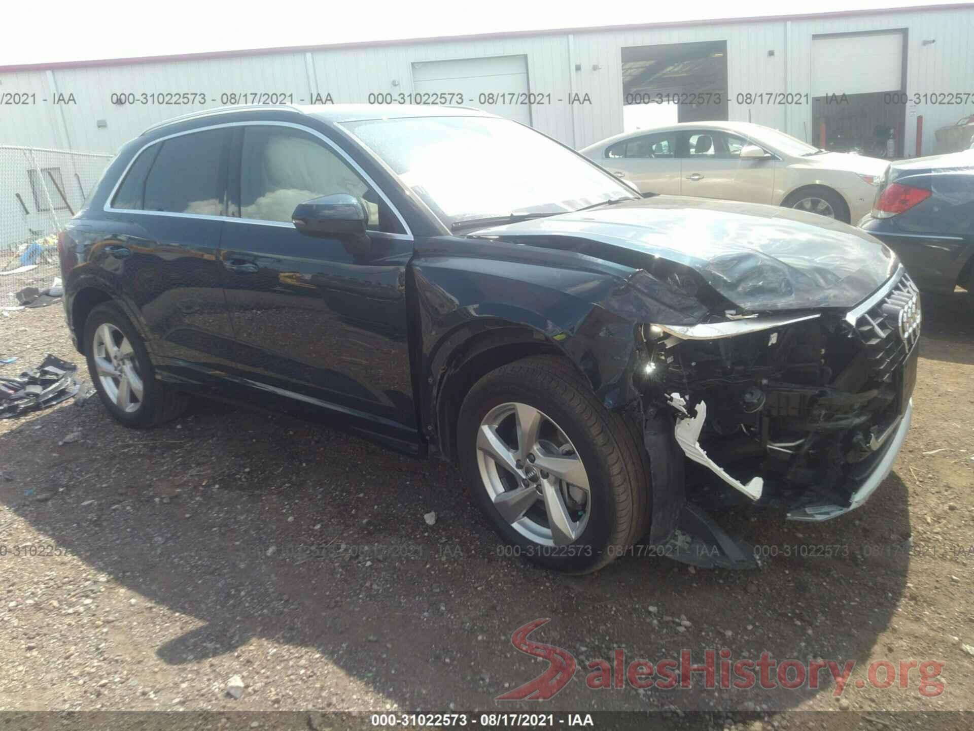 WA1BECF34L1082420 2020 AUDI Q3