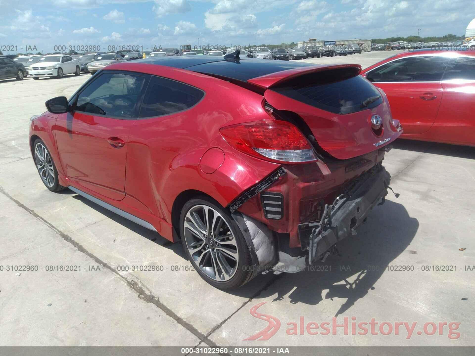 KMHTC6AE6GU300531 2016 HYUNDAI VELOSTER