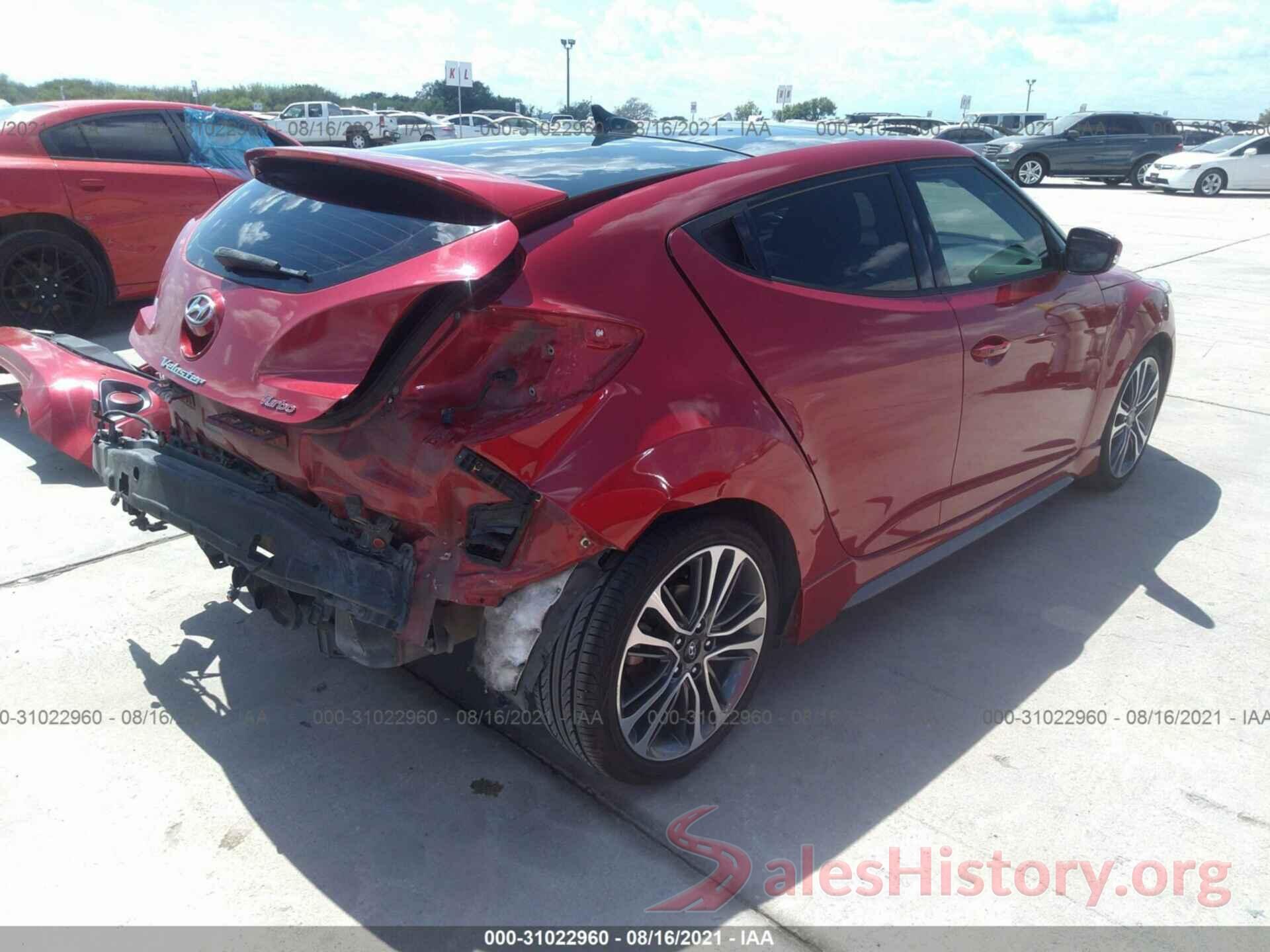 KMHTC6AE6GU300531 2016 HYUNDAI VELOSTER