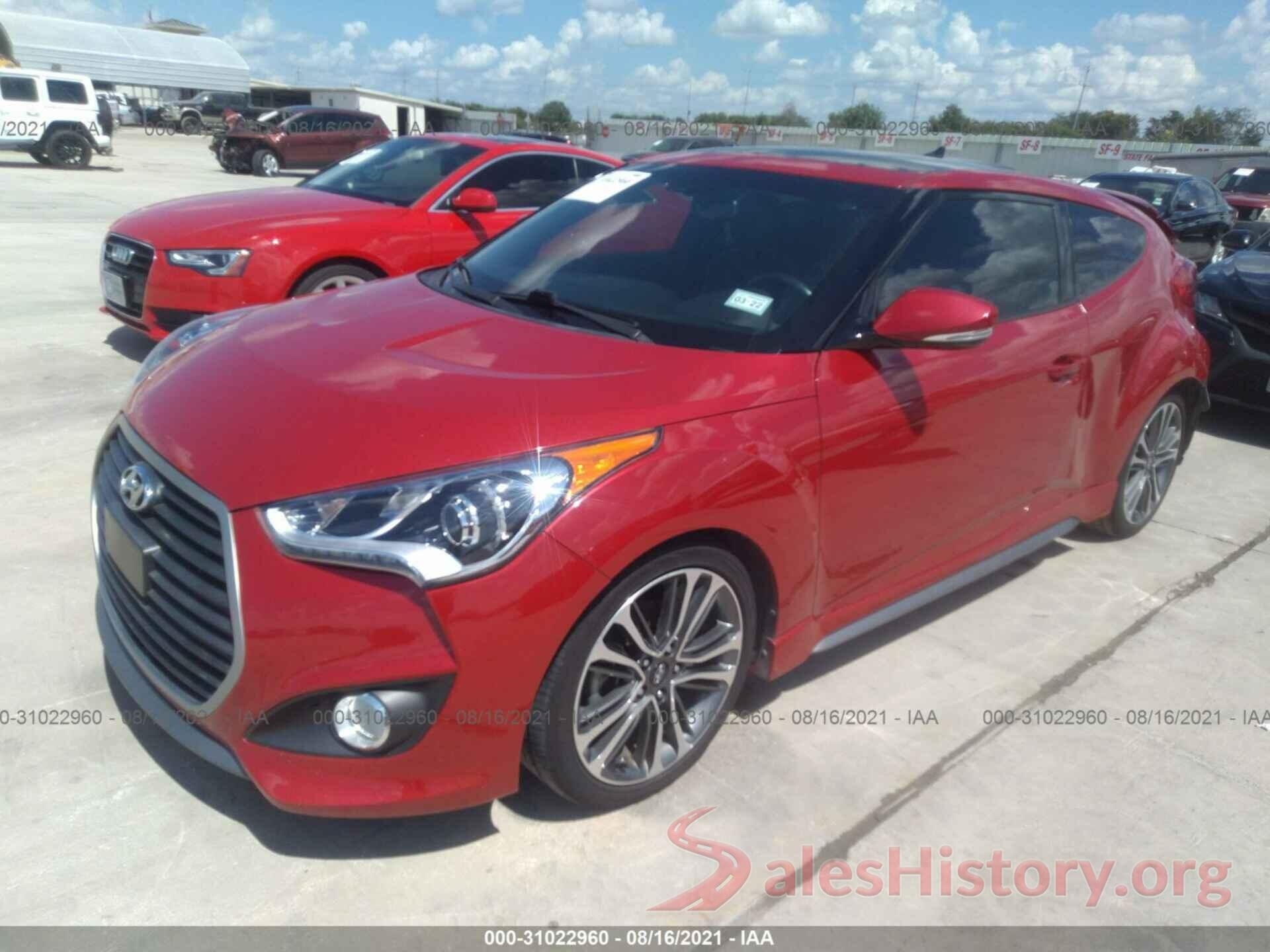 KMHTC6AE6GU300531 2016 HYUNDAI VELOSTER