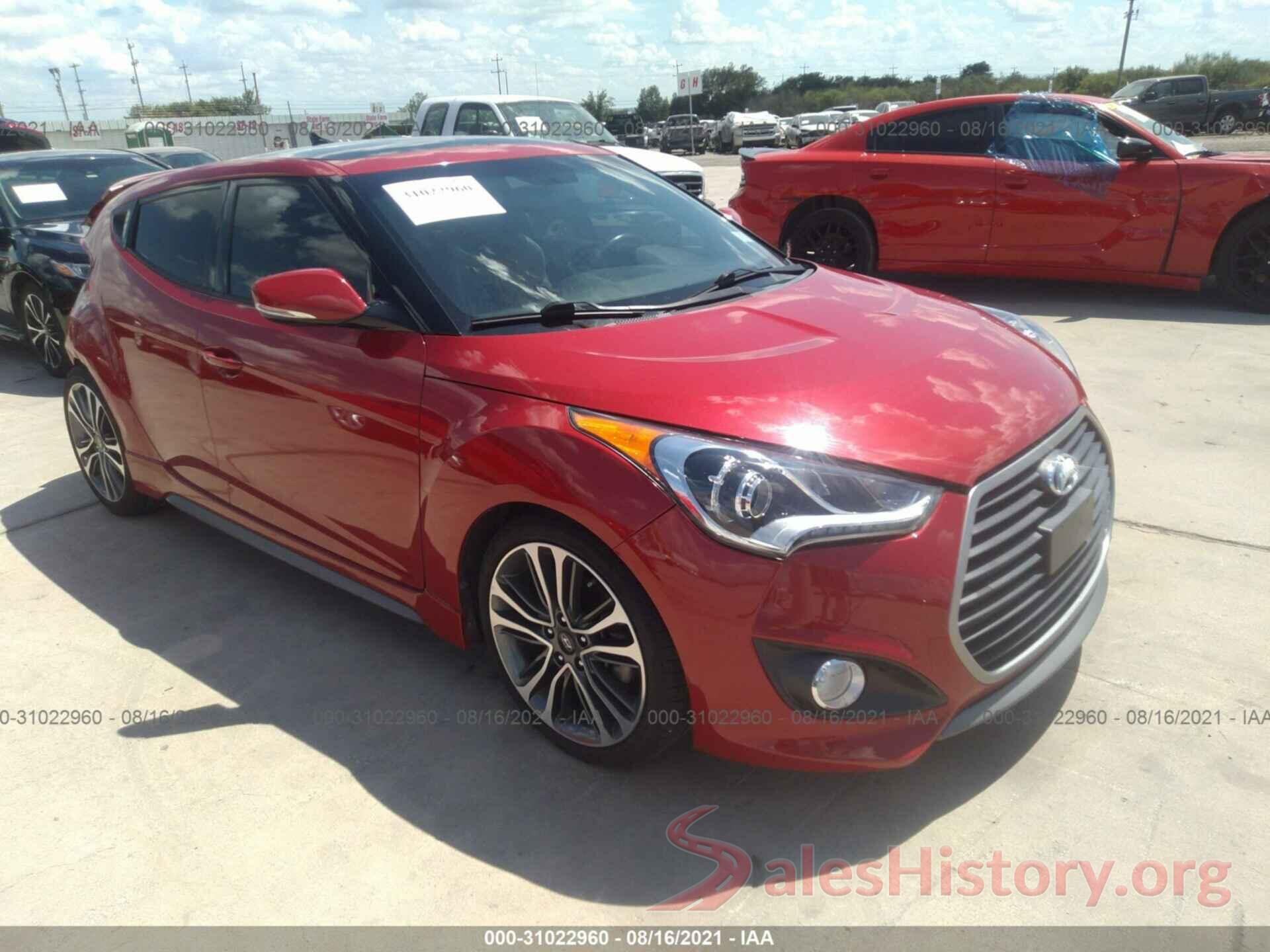 KMHTC6AE6GU300531 2016 HYUNDAI VELOSTER