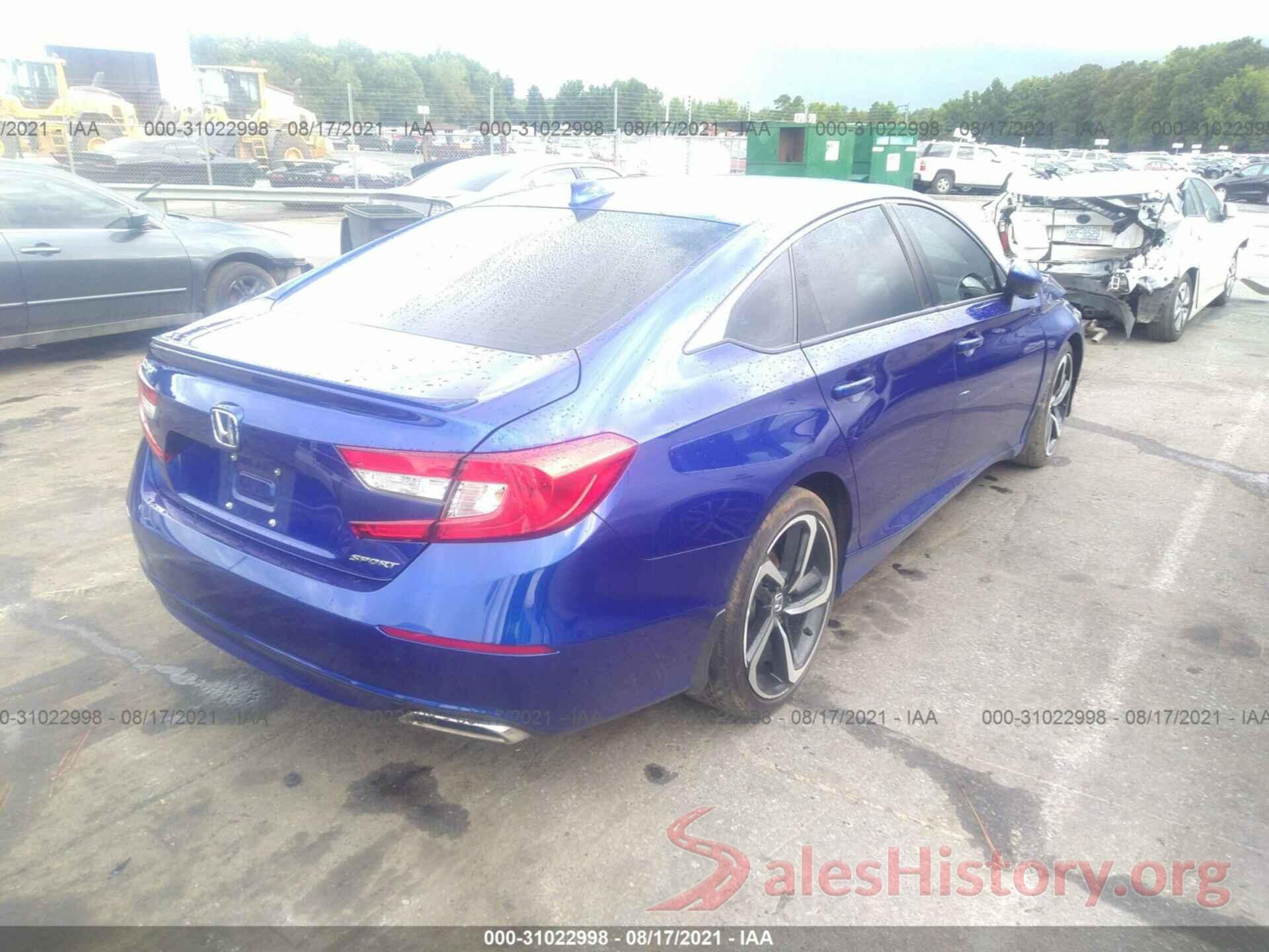 1HGCV1F34KA059766 2019 HONDA ACCORD SEDAN