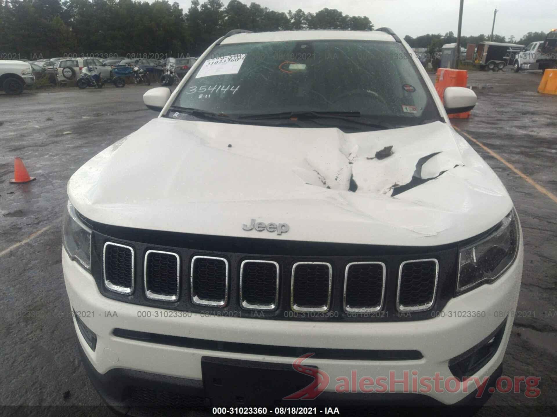 3C4NJCBB9LT165989 2020 JEEP COMPASS