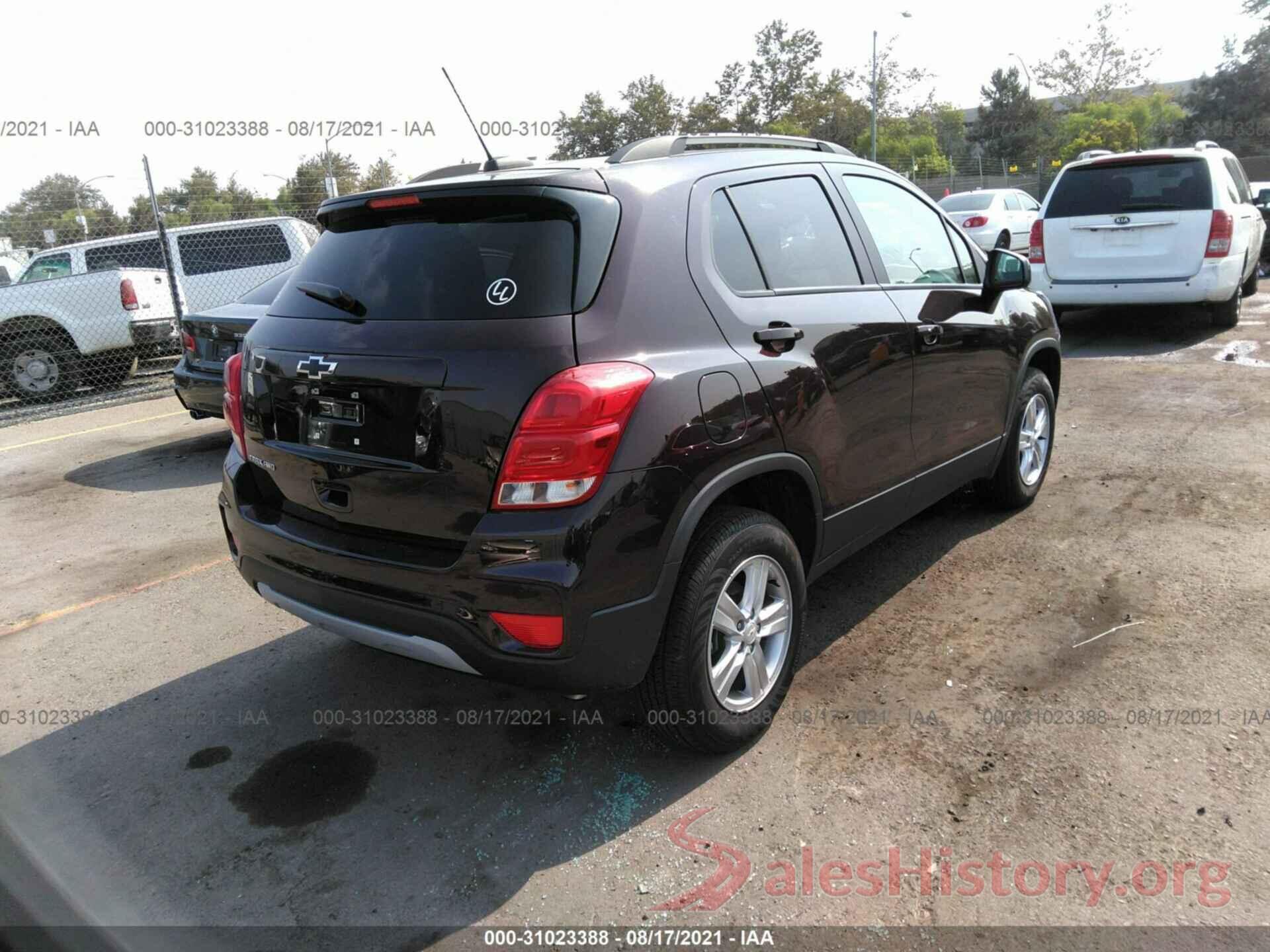 KL7CJPSB3MB341076 2021 CHEVROLET TRAX