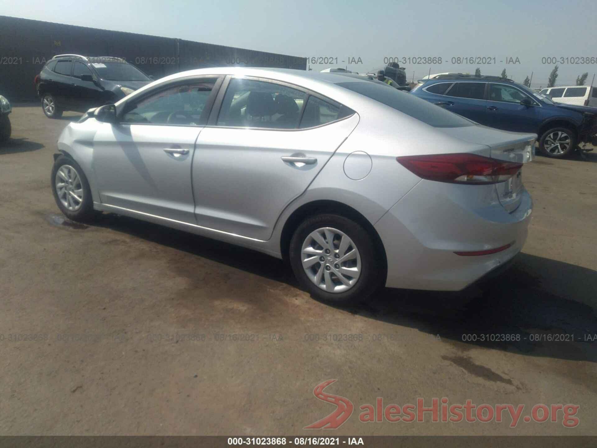 5NPD74LF4JH320222 2018 HYUNDAI ELANTRA