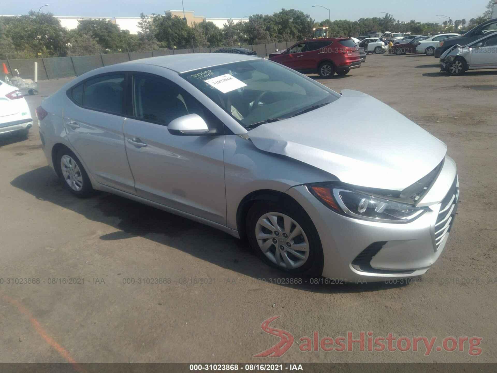 5NPD74LF4JH320222 2018 HYUNDAI ELANTRA