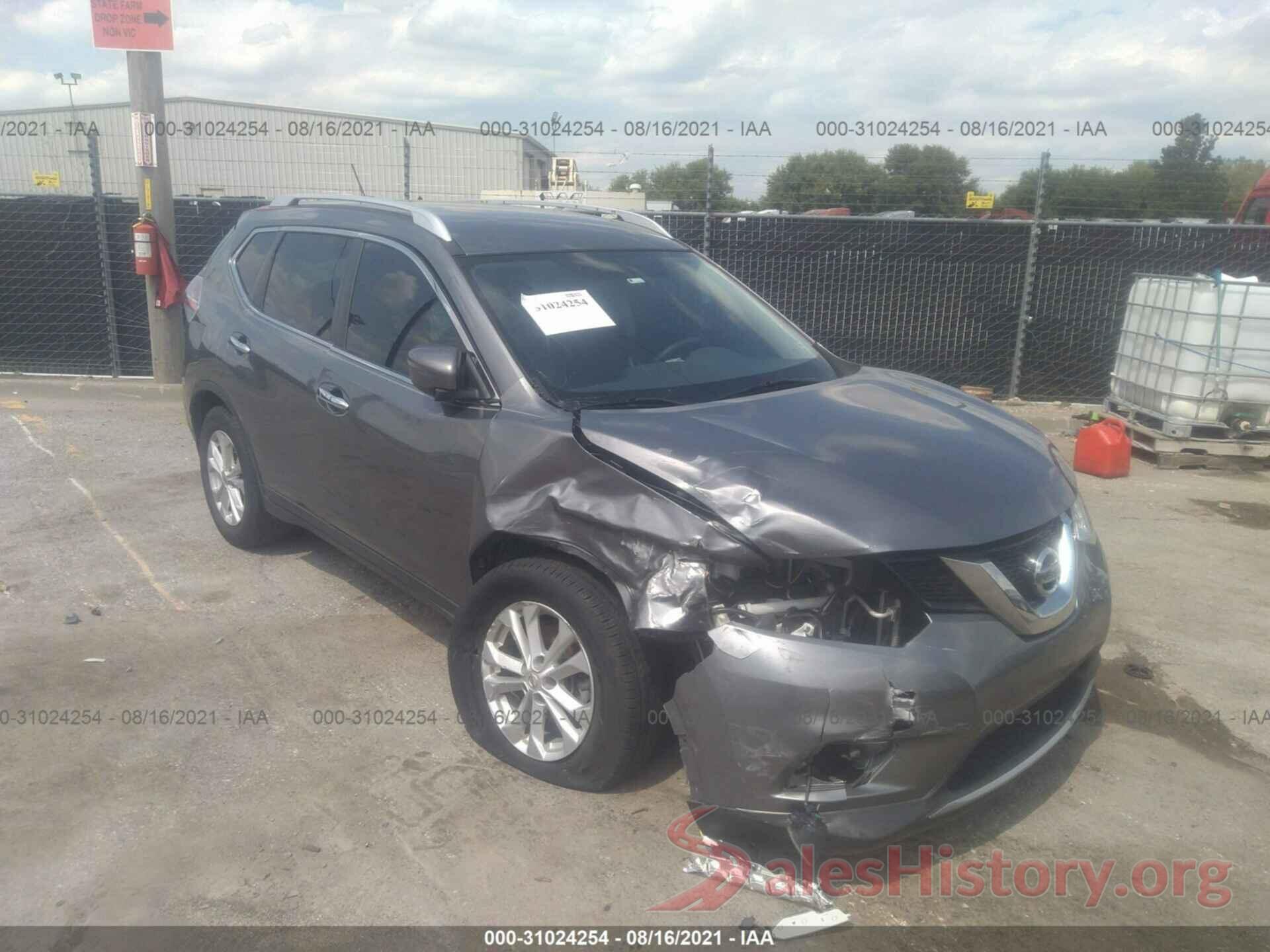 KNMAT2MT5GP735196 2016 NISSAN ROGUE