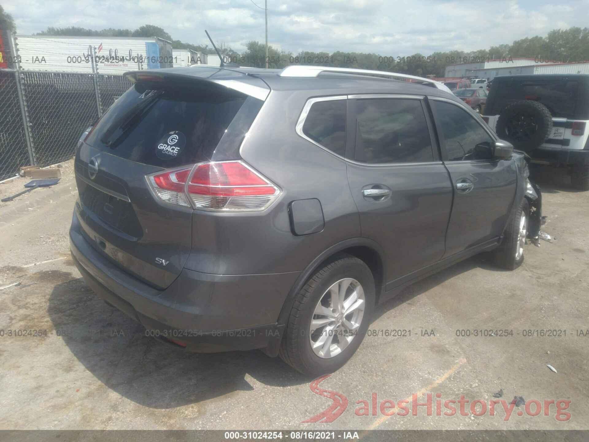 KNMAT2MT5GP735196 2016 NISSAN ROGUE