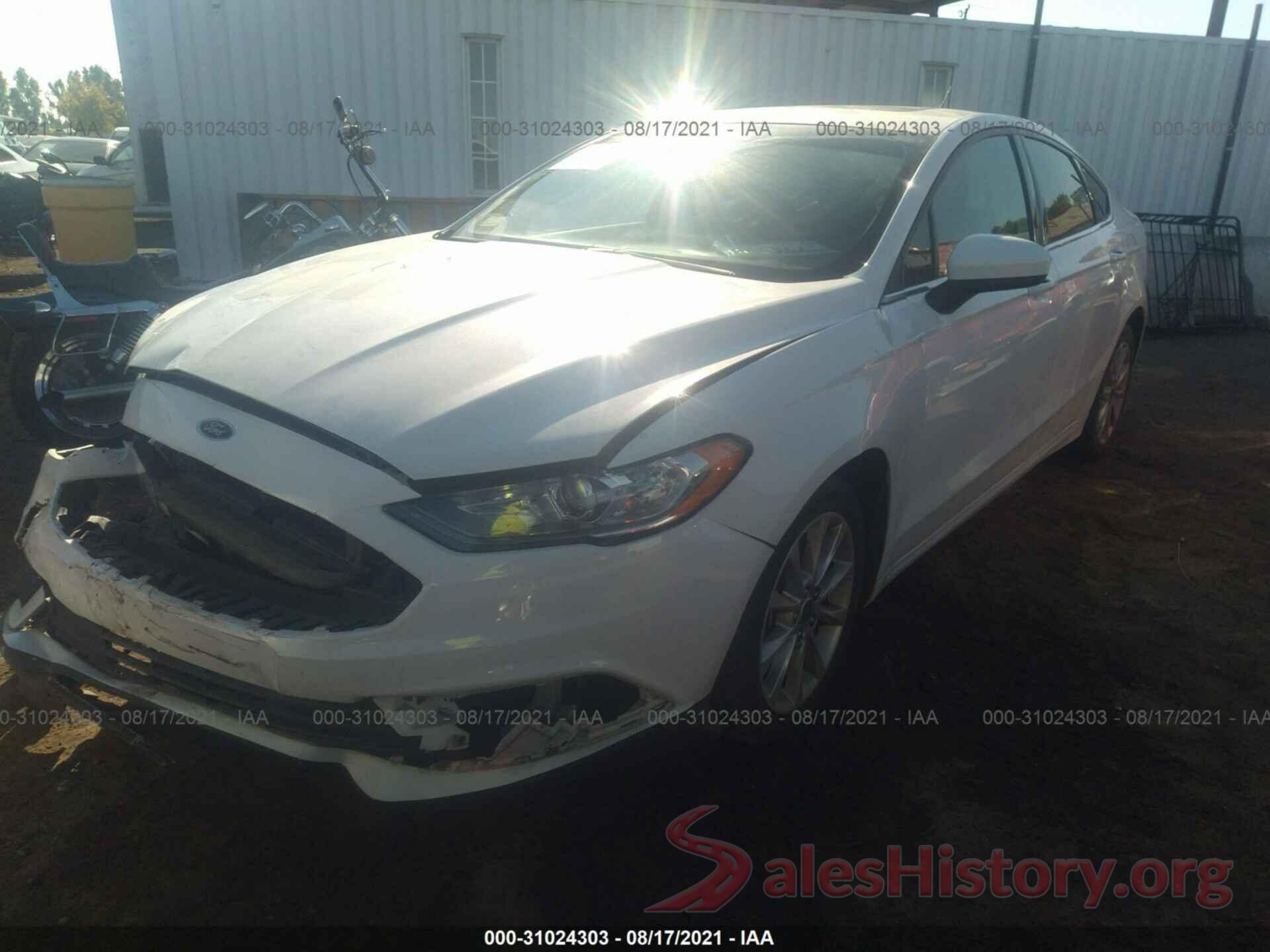 3FA6P0LU8HR258417 2017 FORD FUSION