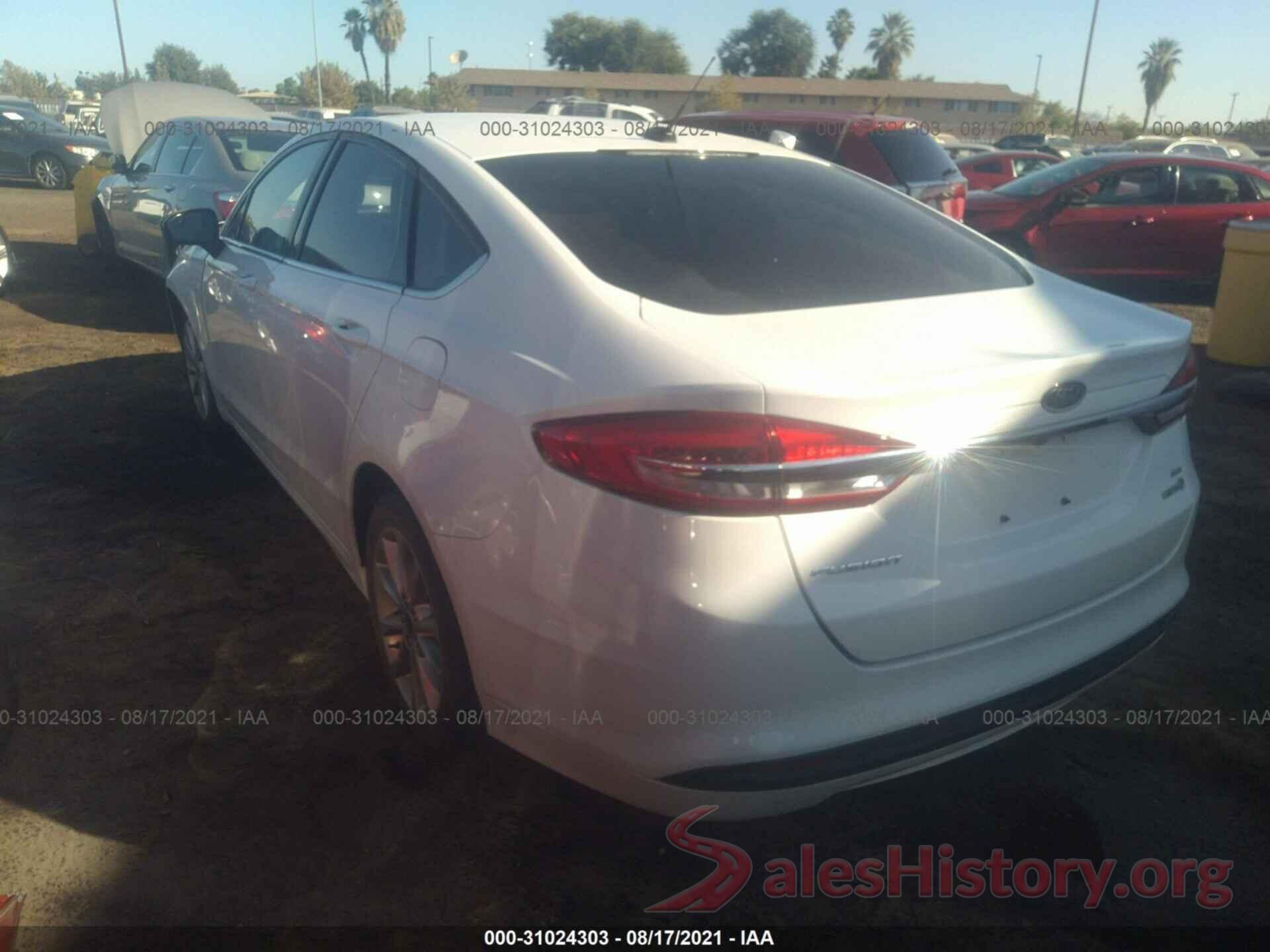 3FA6P0LU8HR258417 2017 FORD FUSION