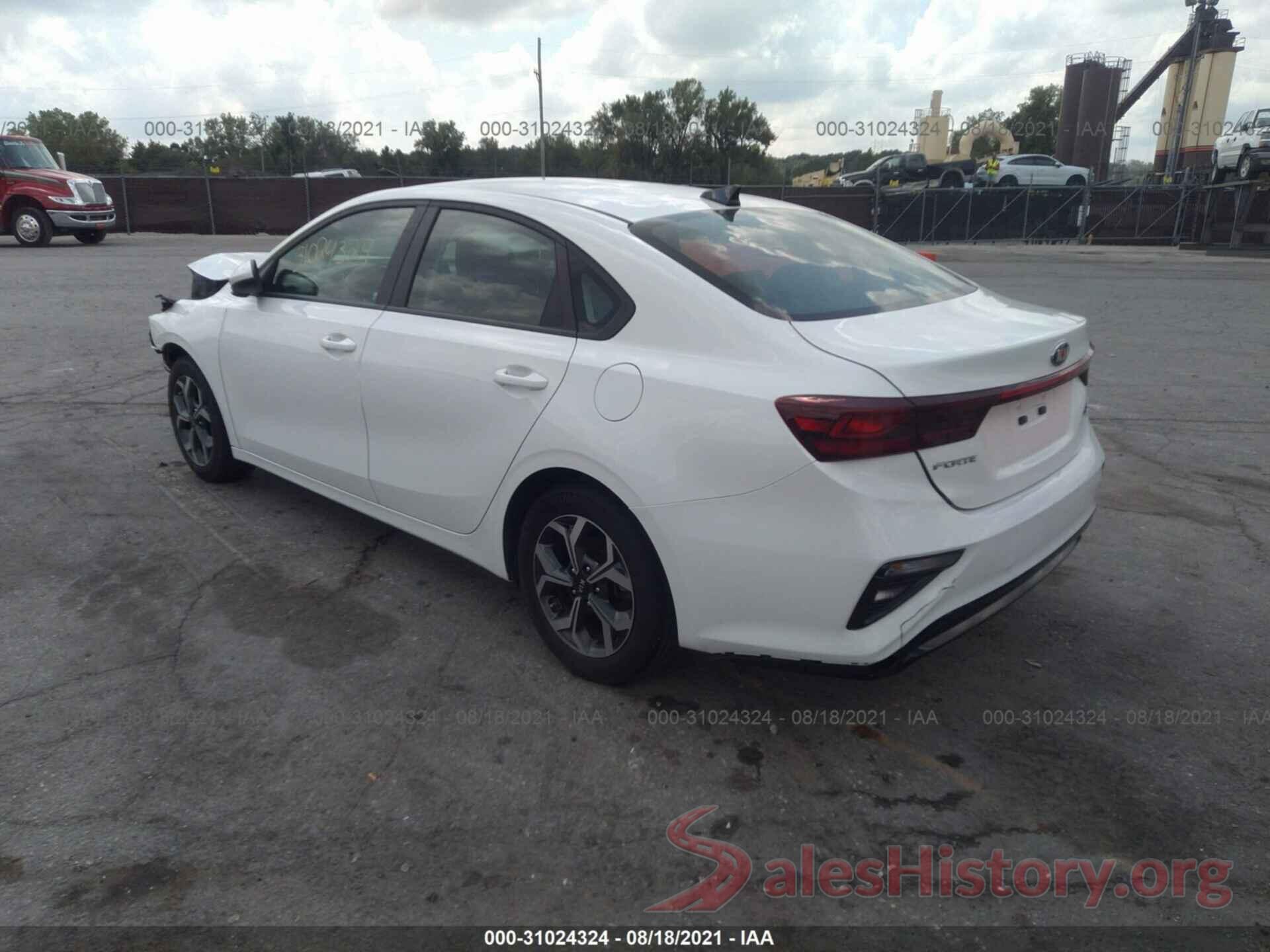 3KPF24AD8LE166579 2020 KIA FORTE